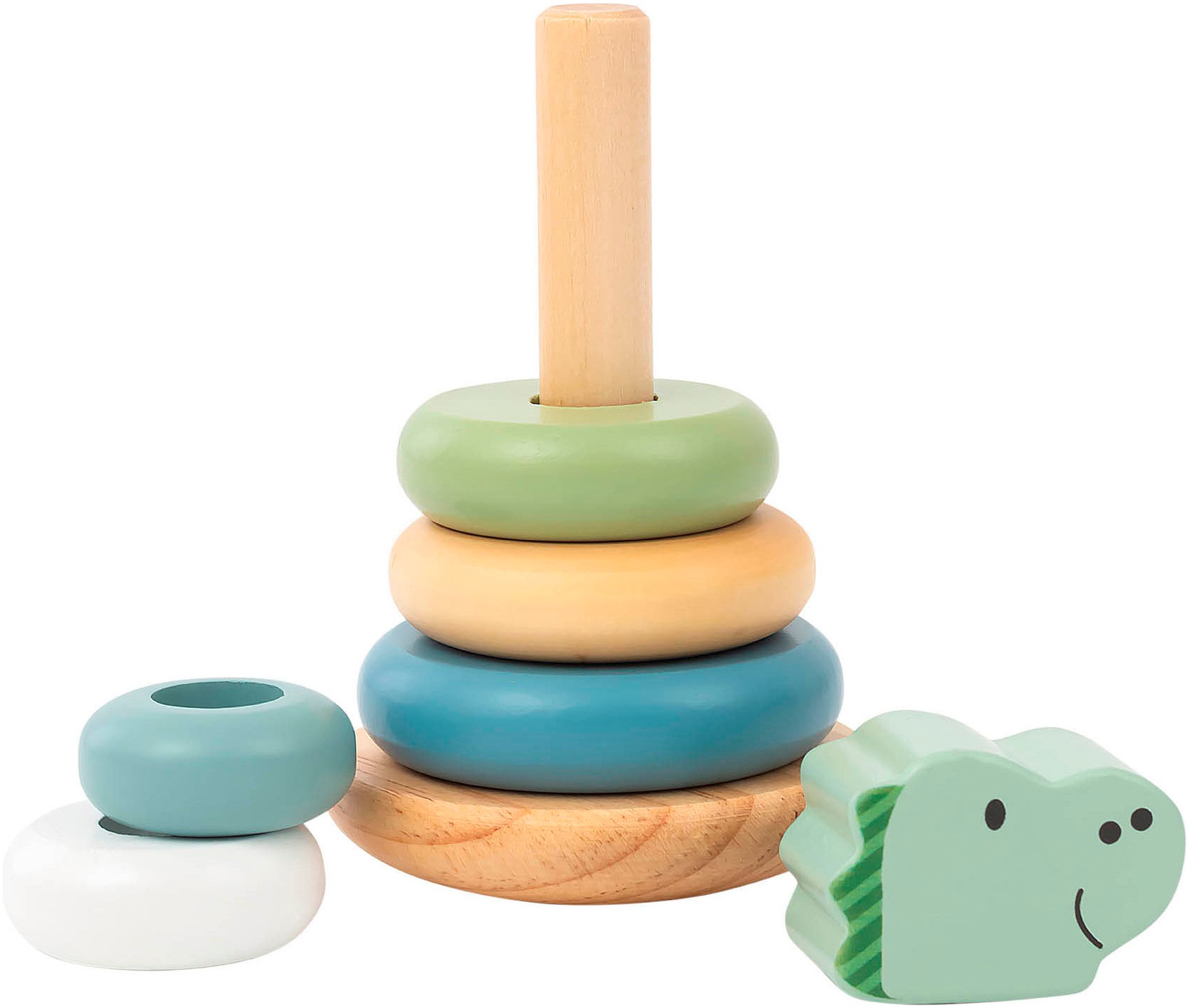 Sterntaler® Stapelspielzeug »Dino Rexi Stapelturm Holz« FSC® - schützt Wald