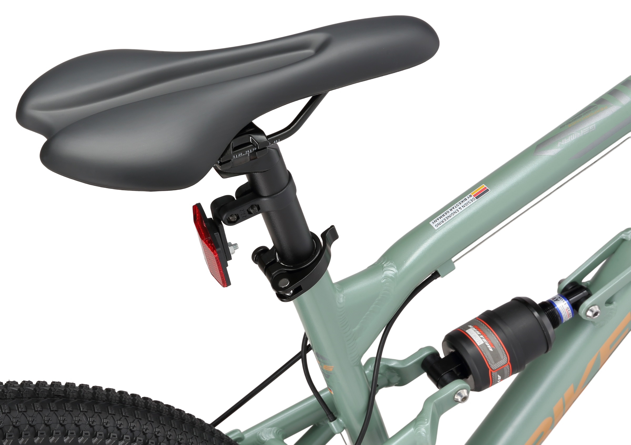 Bikestar Mountainbike 21 Gang Shimano RD-TY300 Schaltwerk Kettenschaltung für Damen und Herren, Kettenschaltung