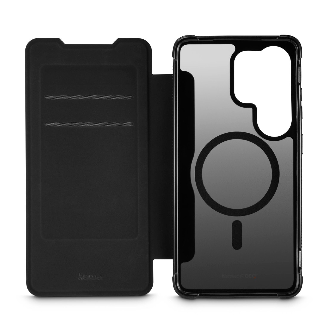 Hama Smartphone-Hülle »Handytasche für Samsung Galaxy S26 Ultra, klappbar« Samsung Galaxy S26 Ultra Sturz- & kratzfest, Magnetverschluss, Wireless Charging, Kartenfächer