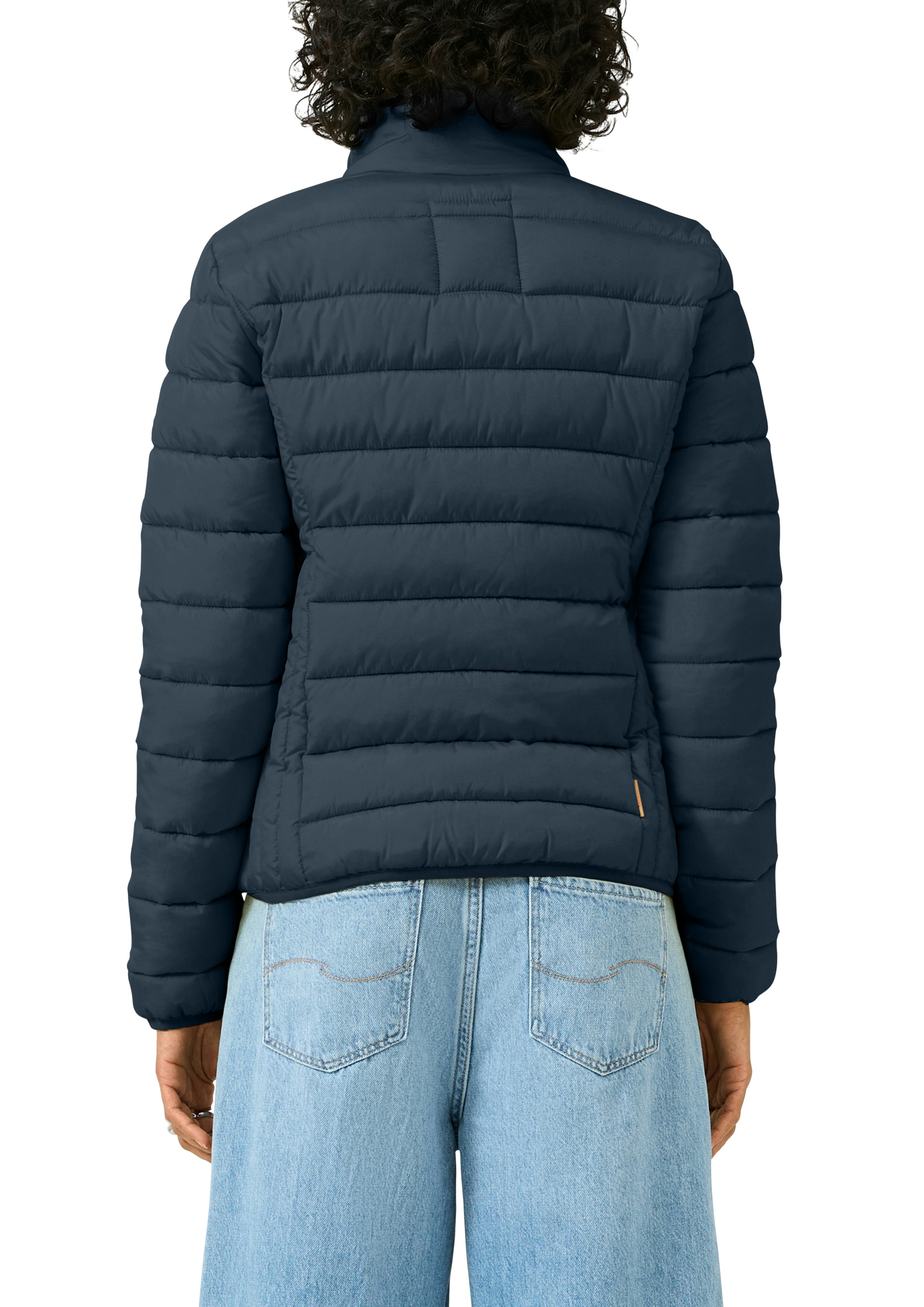 QS Steppjacke ohne Kapuze mit Reißverschluss günstig online kaufen