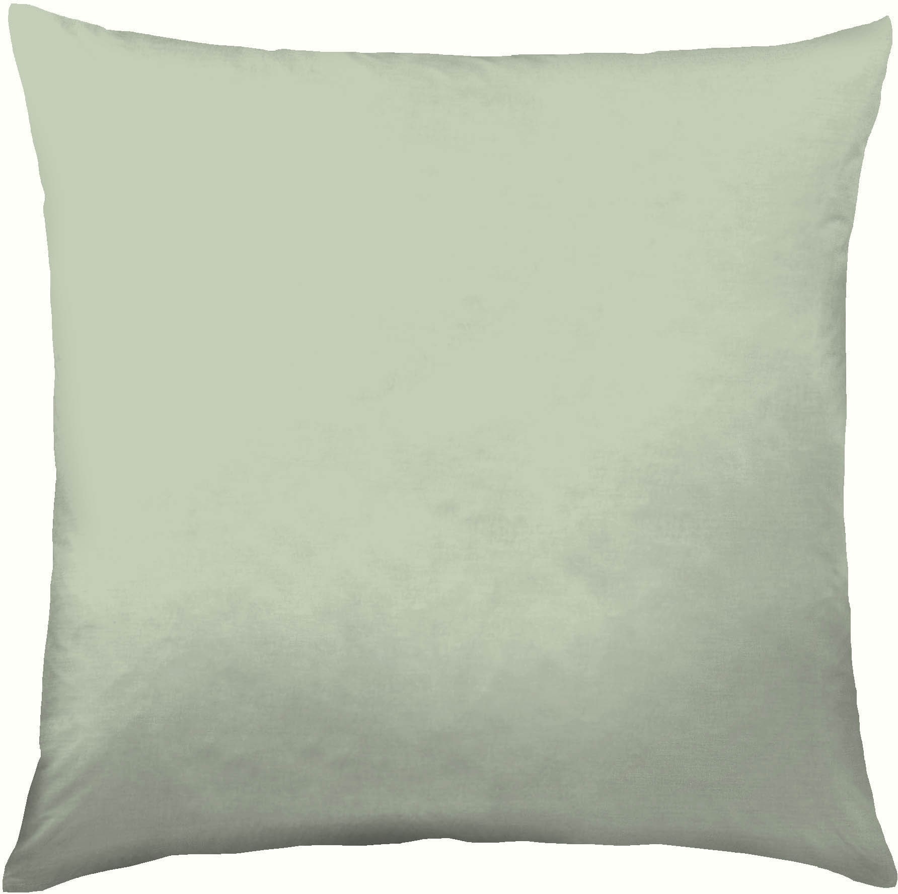 Kaeppel "Uni Mako-Satin, 100% Baumwolle" Kissenhülle in vielen schönen Farbtönen mit Reißverschluss