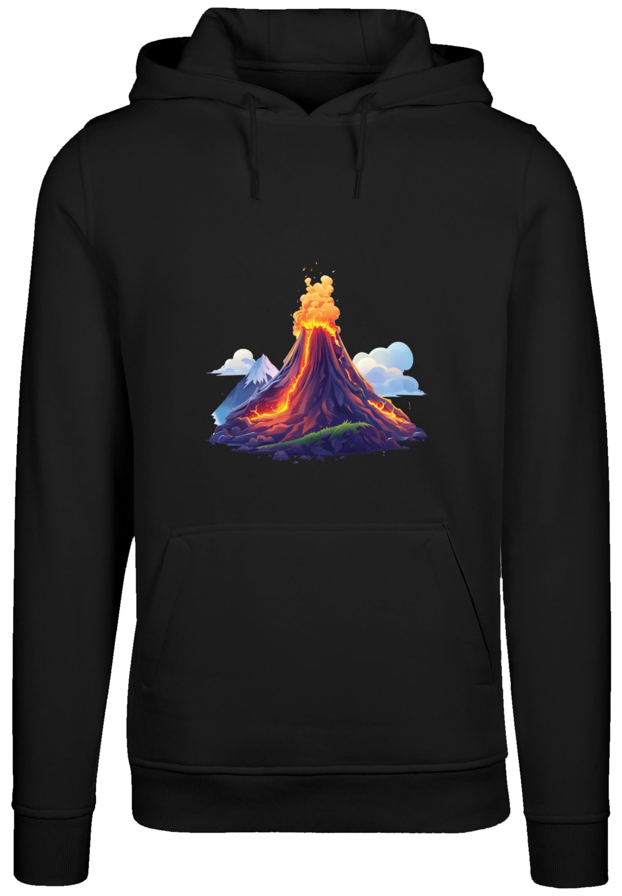 F4NT4STIC Kapuzenpullover »Vulkanausbruch«, Premium Qualität