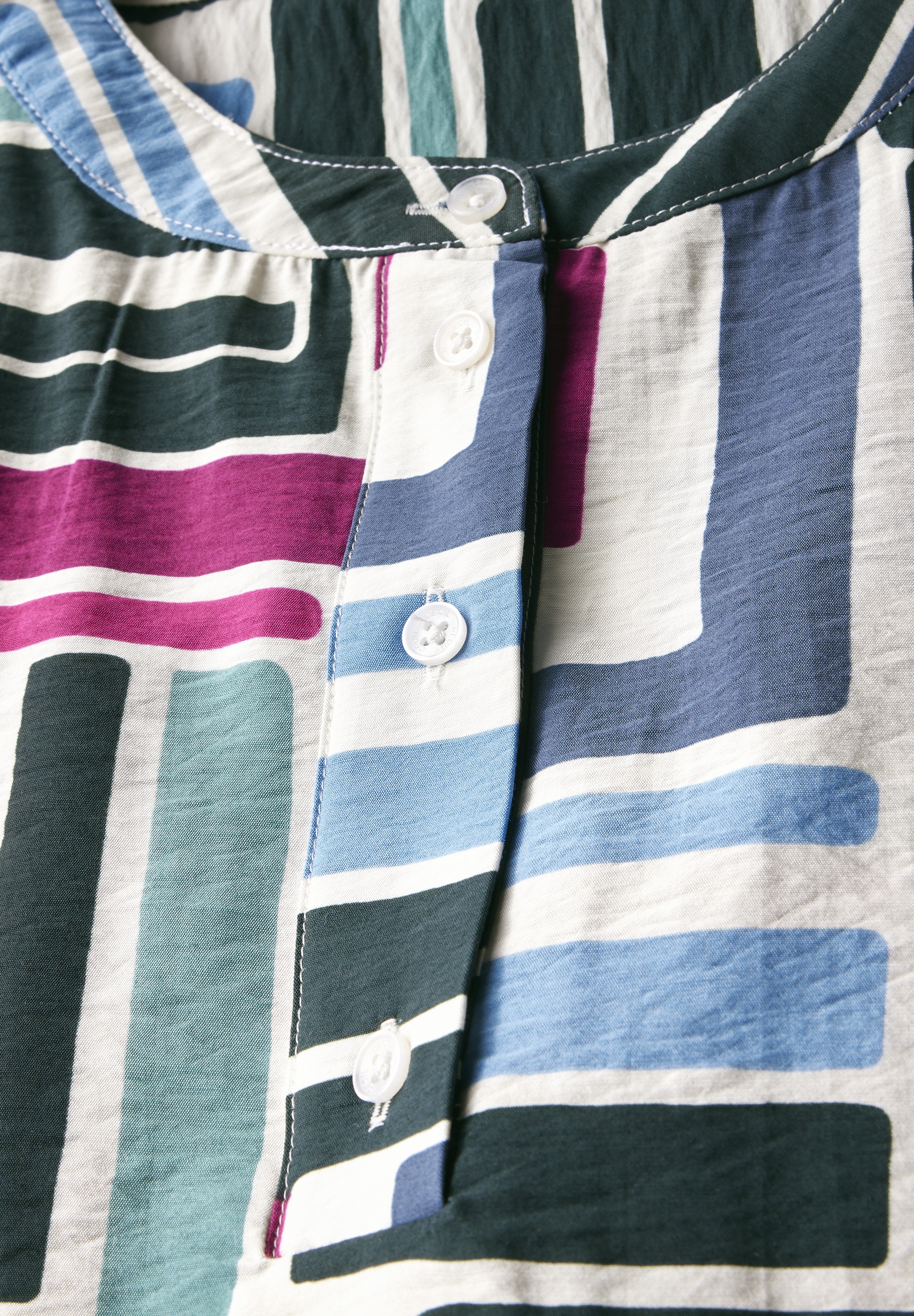 Cecil Klassische Bluse, mit 3/4 Ärmeln
