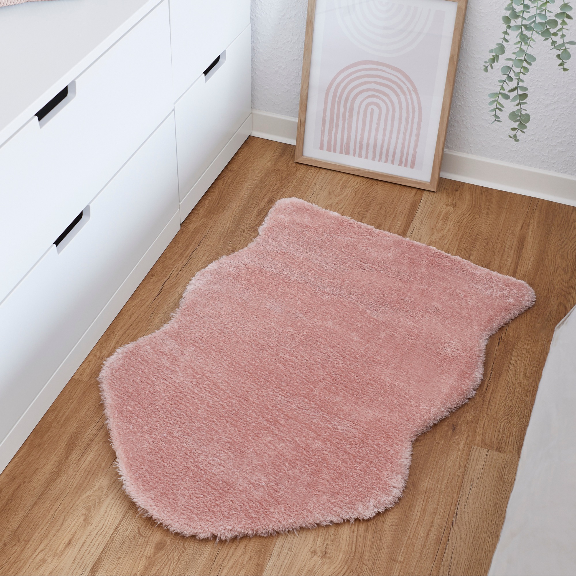 Andiamo Fellteppich "Lamm Fellimitat" fellförmig 20 mm Höhe Kunstfell, beso günstig online kaufen