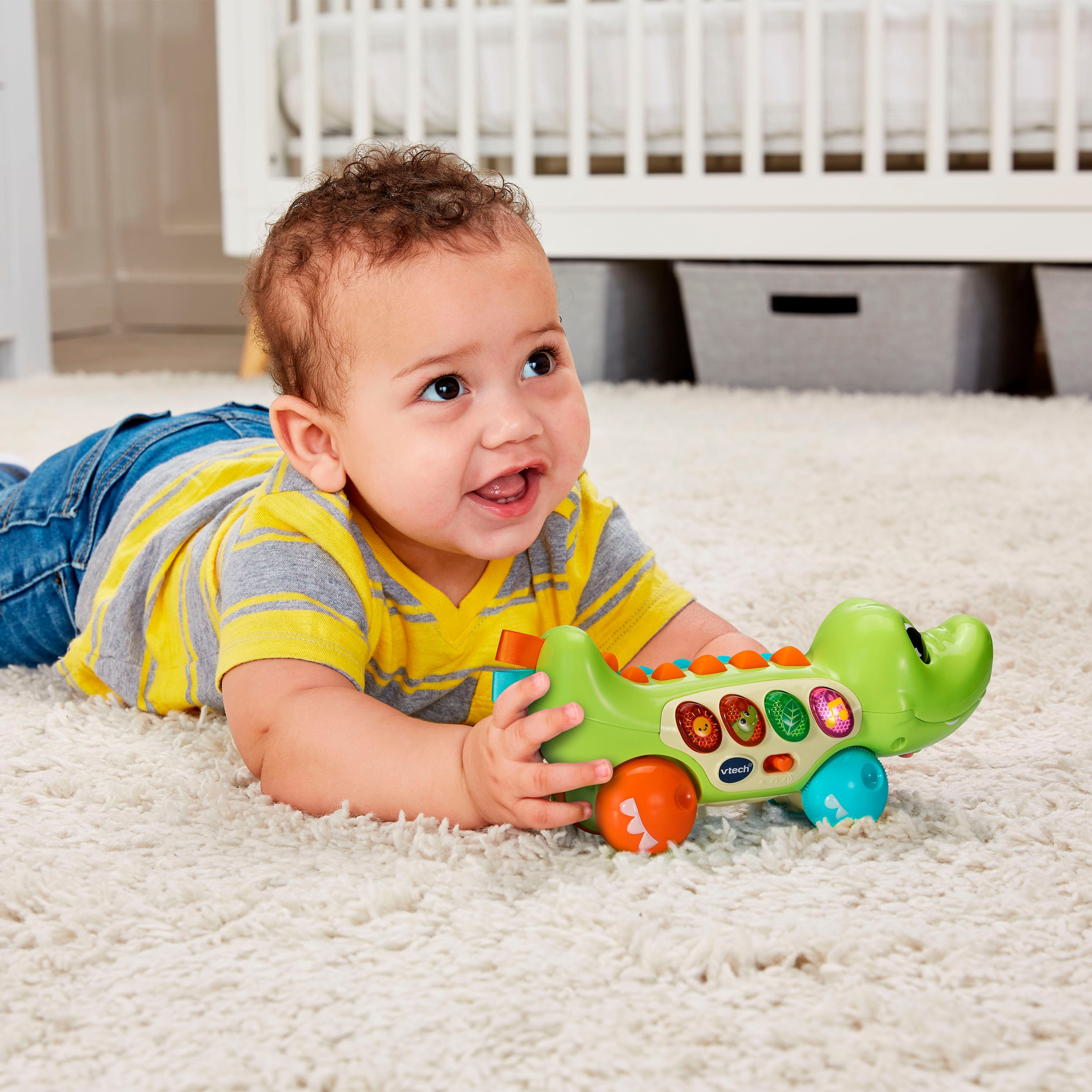 Vtech® Lernspielzeug »Babys Lernspaß-Krokodil«, mit Licht und Sound