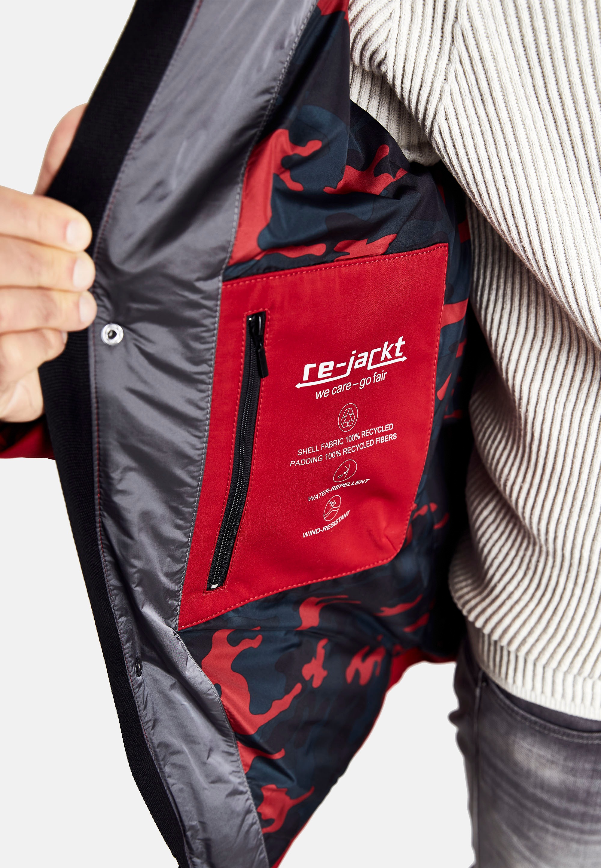 New Canadian Steppjacke »RE-JACKT«, mit wärmender Wattierung