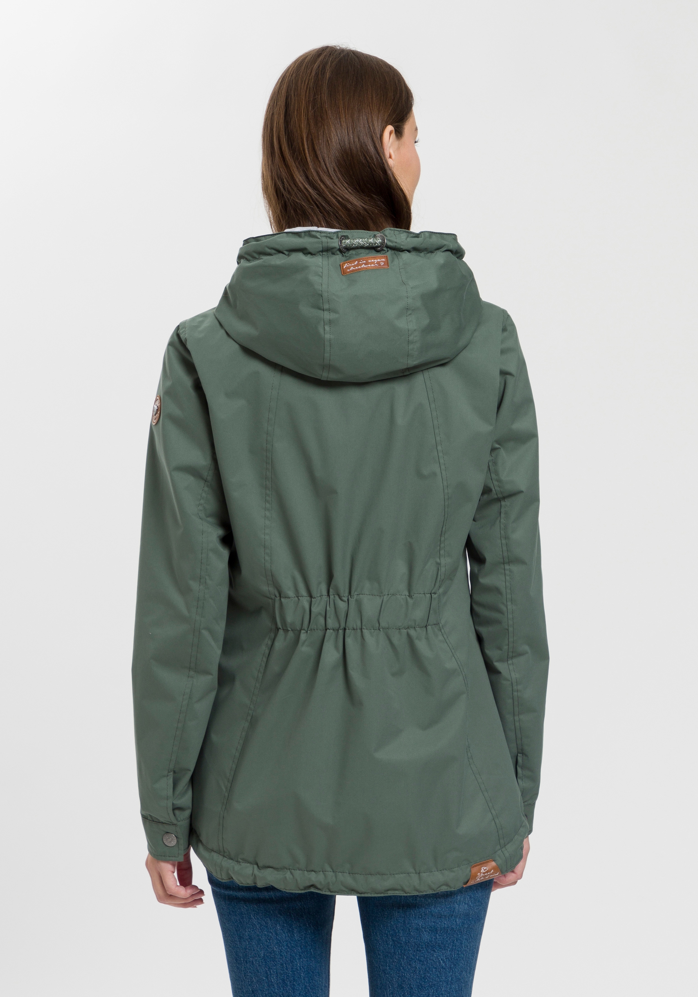 Ragwear Funktionsjacke »ZUZKA«, mit Kapuze, stylische Übergangs-Outdoor-Jacke Water repellent coating