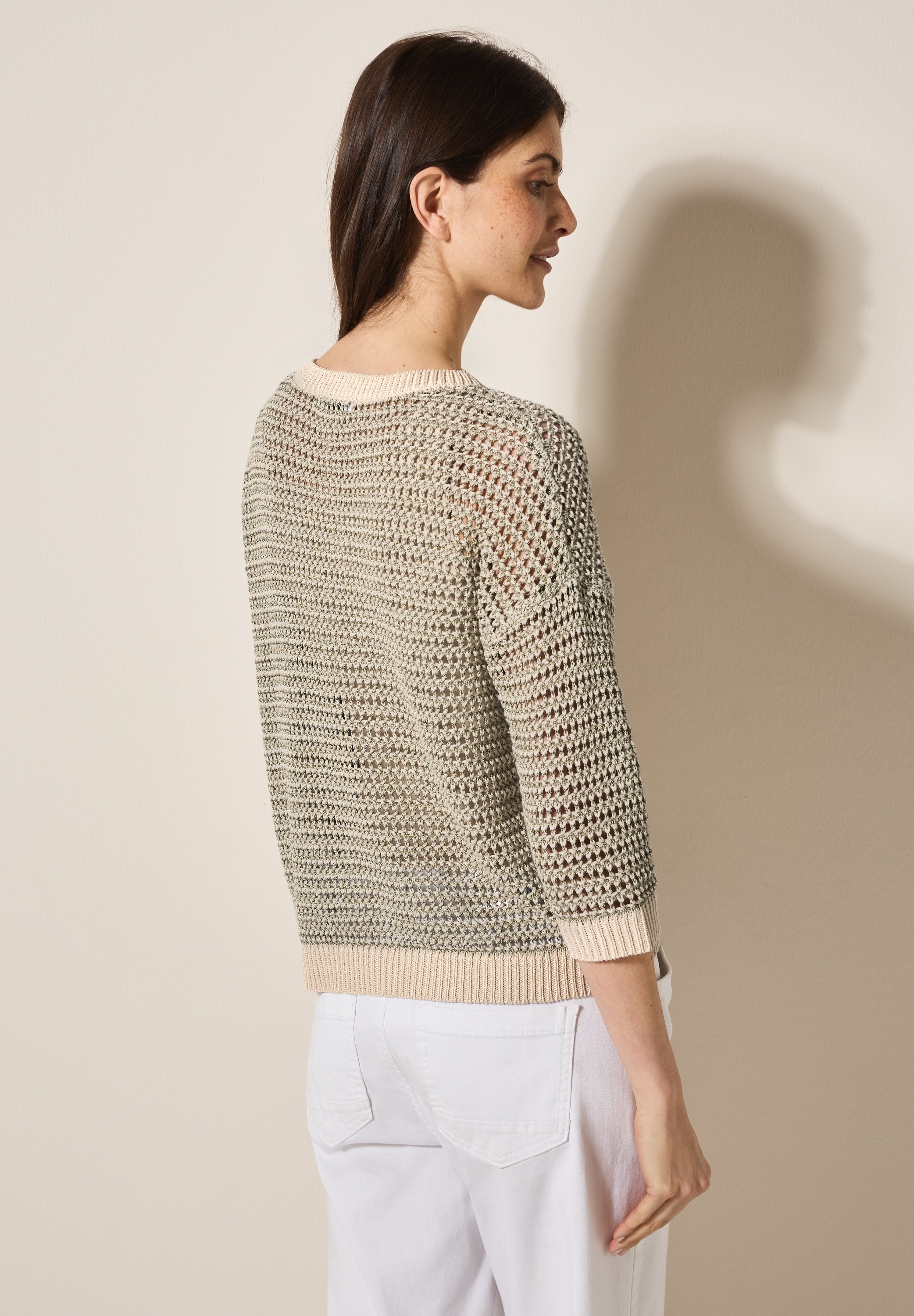 Cecil Strickpullover, mit 3/4 Ärmeln