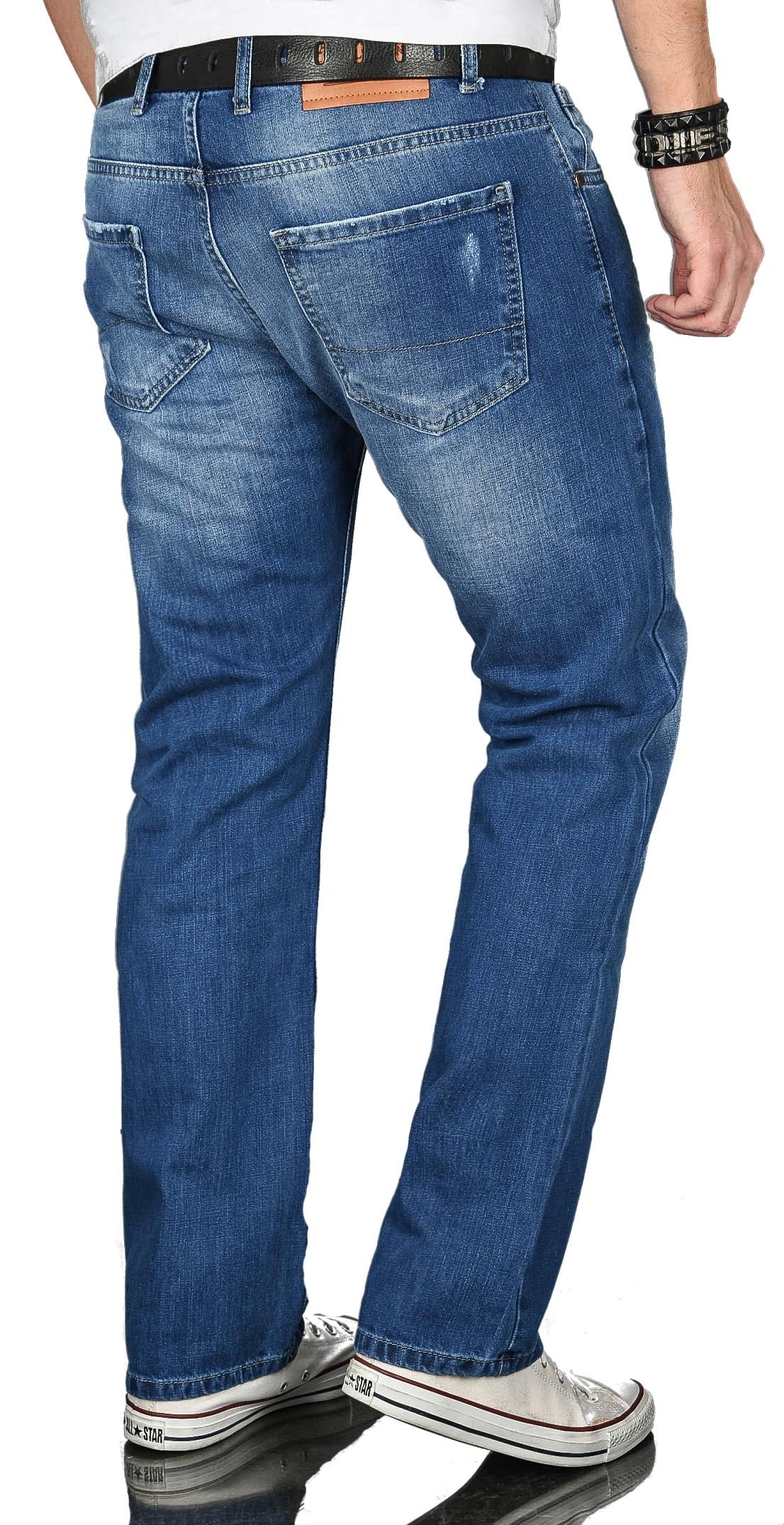 Alessandro Salvarini Regular-fit-Jeans »ASJulio«, mit geradem Bein