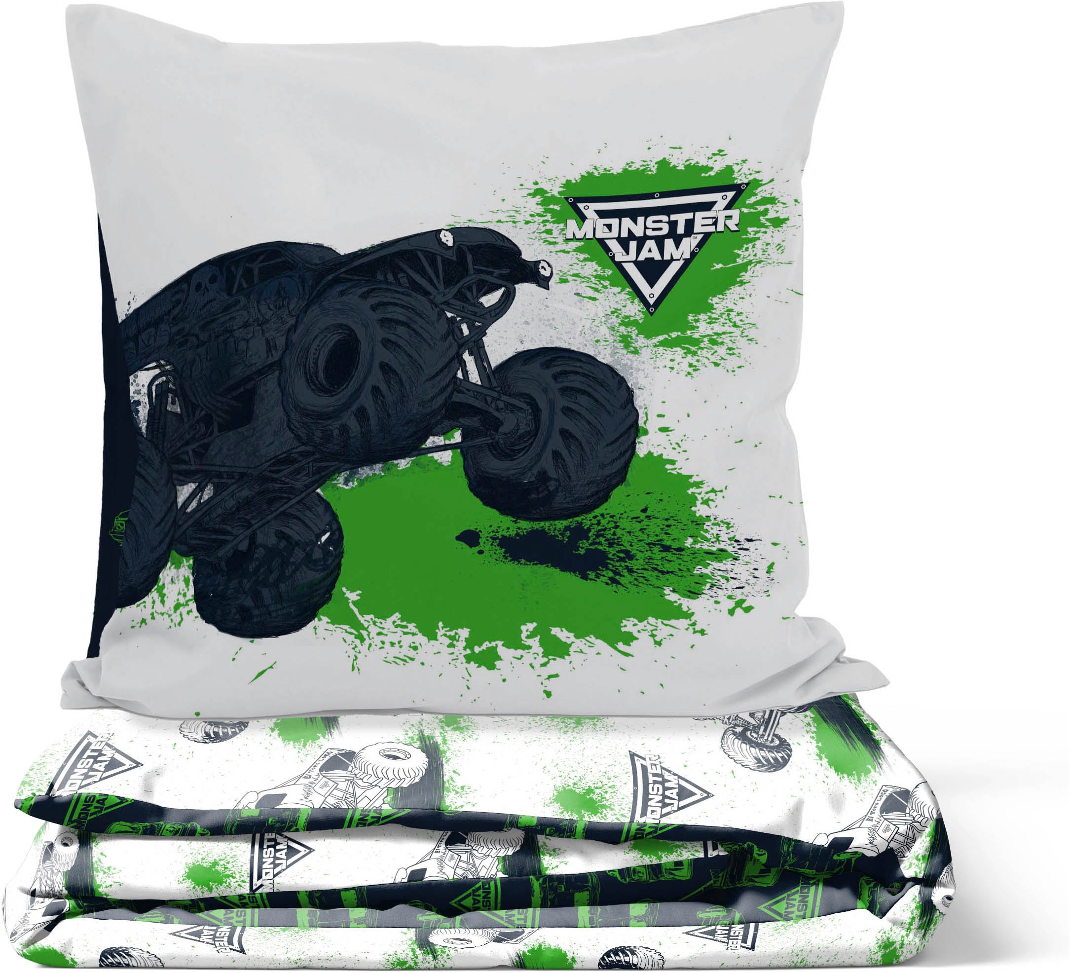   Kinderbettwäsche »Monster Jam Splat« 2 100% Baumwolle