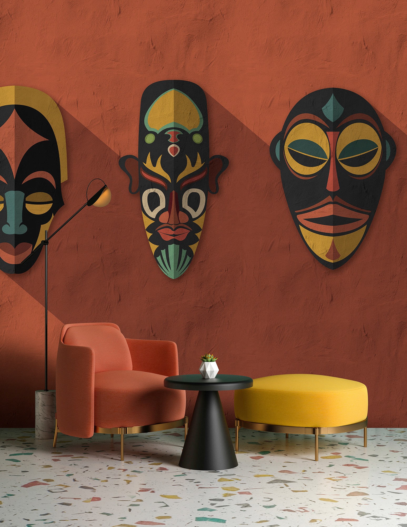 living walls Fototapete »Walls by Patel Zulu«, Vlies, Wand