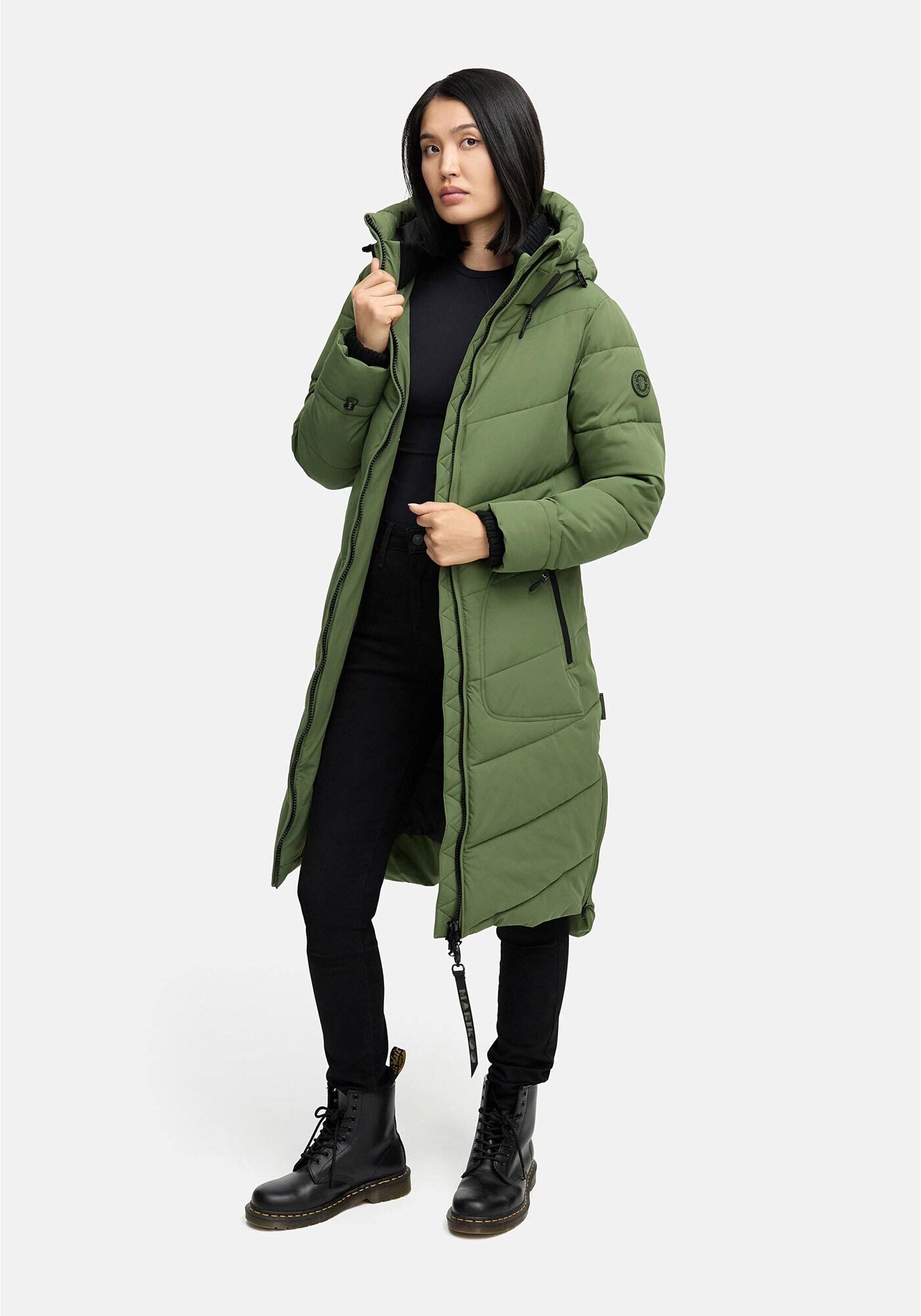 Marikoo Winterjacke "Benikoo", mit Kapuze, langer Winter Mantel gesteppt günstig online kaufen
