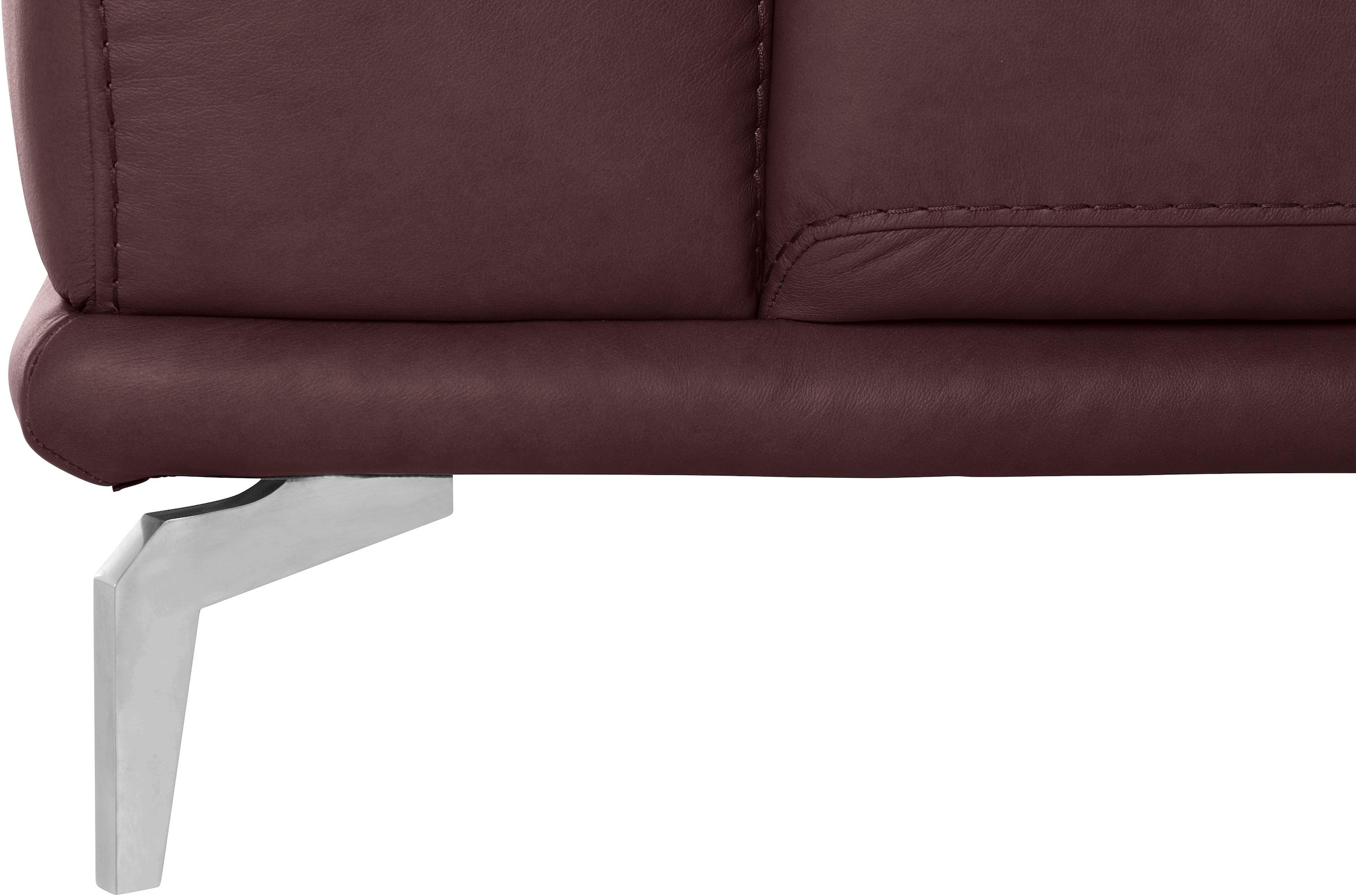 W.SCHILLIG 2-Sitzer »montanaa«, mit Metallfüßen in Chrom glänzend, Breite 192 cm