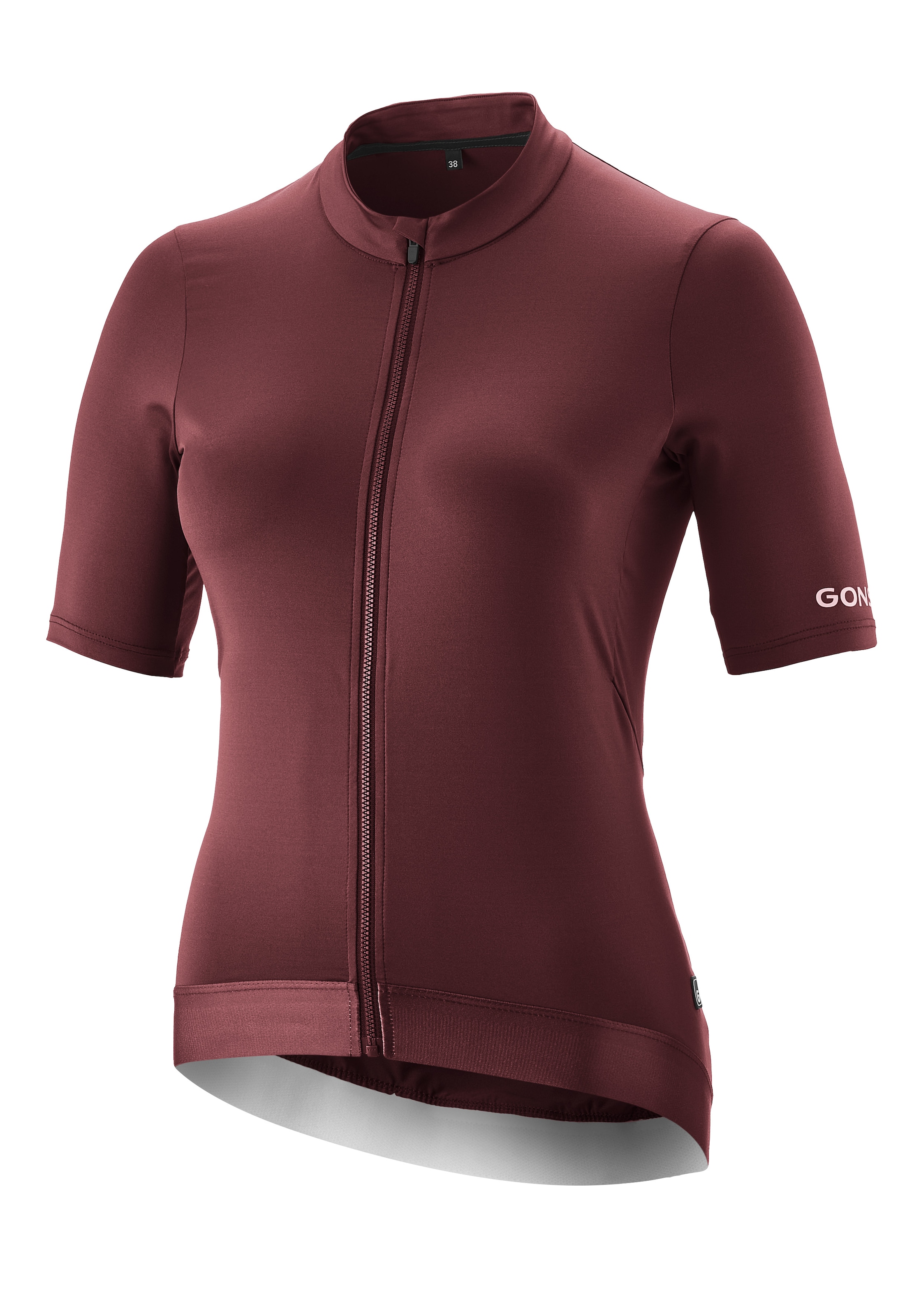 Gonso Radtrikot »Road Jersey W«, Damen Fahrradtrikot kurzarm, Full-Zip Trikot, Rückentasche, Slim Fit