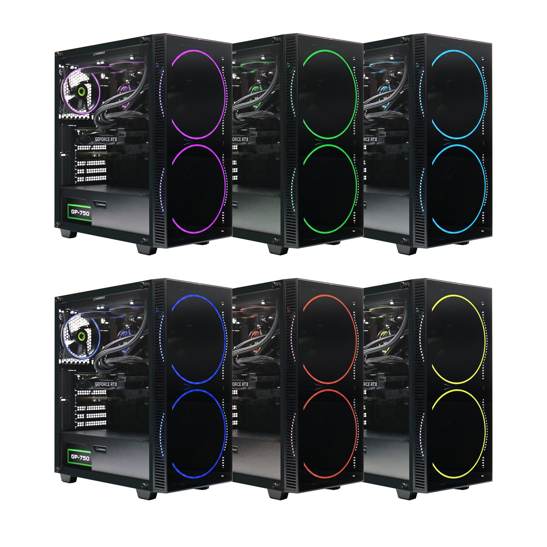 GAMEMAX Gaming-PC »Black Hole 7660«, 7660, Windows 11, DDR5 RAM
