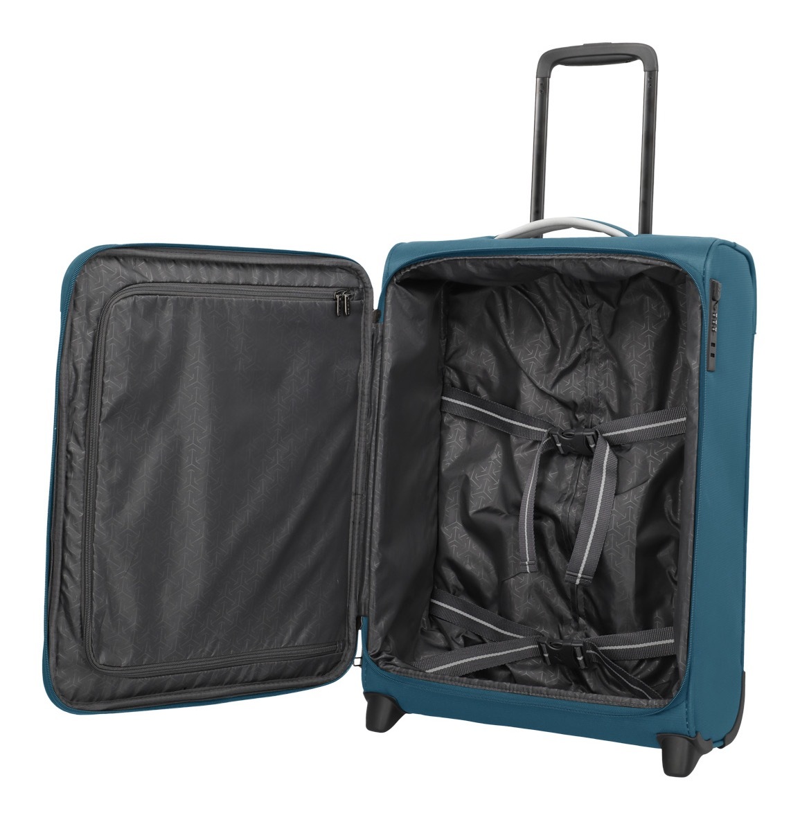 travelite Handgepäck-Trolley »JETPACK Multi Light 2 Cabin, konzipiert für Condor & Ryanair«, 4 Rollen, Weichgepäck-Koffer Handgepäck für die meisten gängigen Airlines