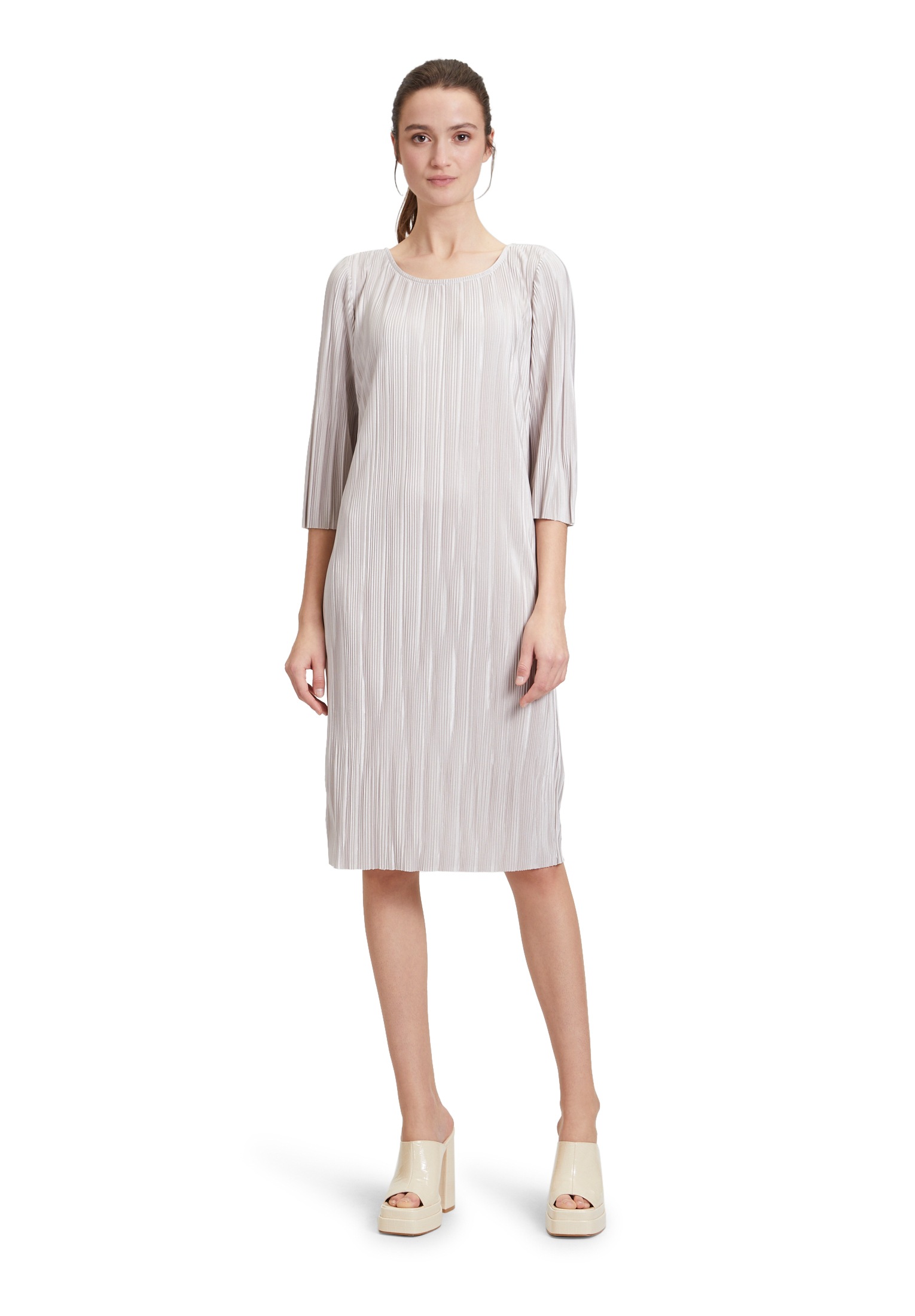 Cartoon Plisseekleid »Cartoon Plisseekleid mit offenem Saum«, Material