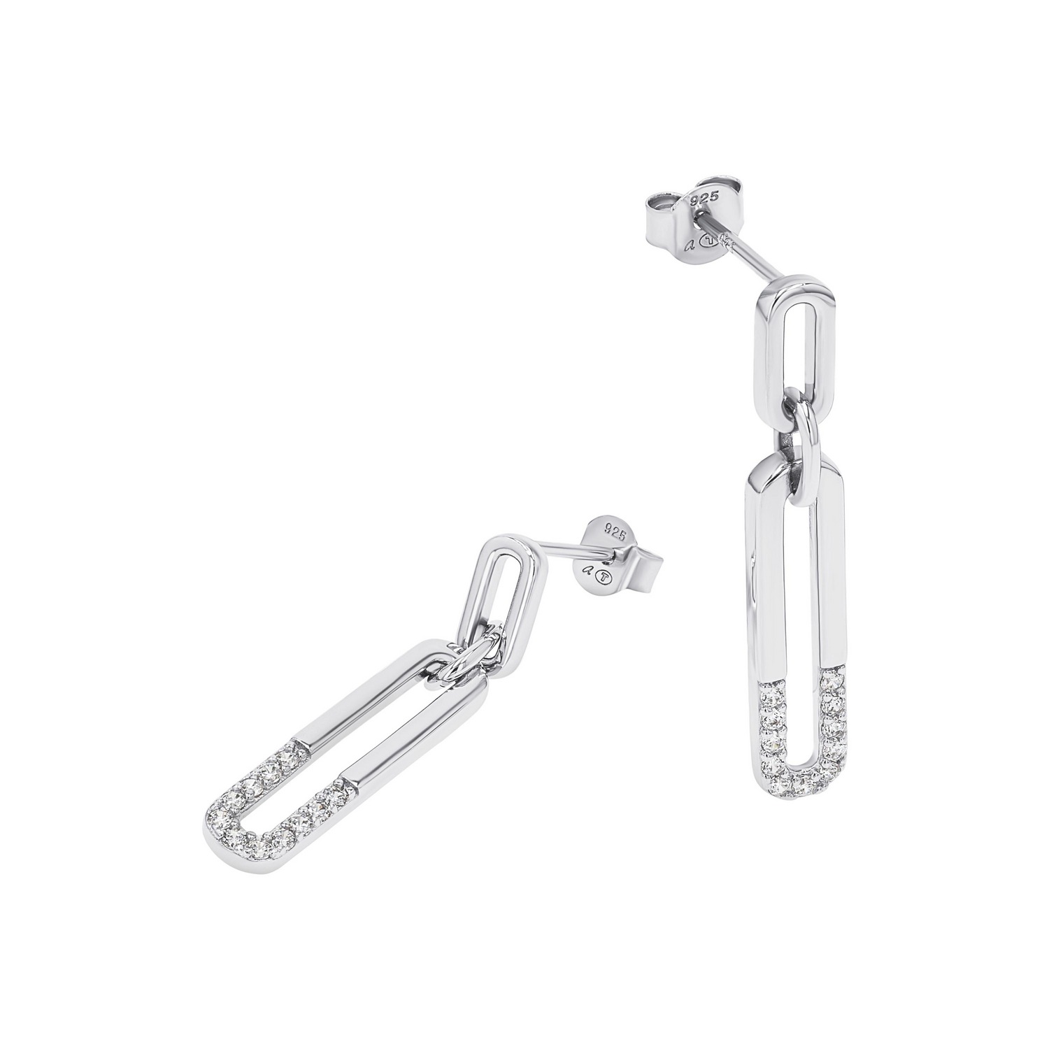 TOM TAILOR Paar Ohrhänger »Schmuck Geschenk Silber 925« mit Zirkonia (synth.)