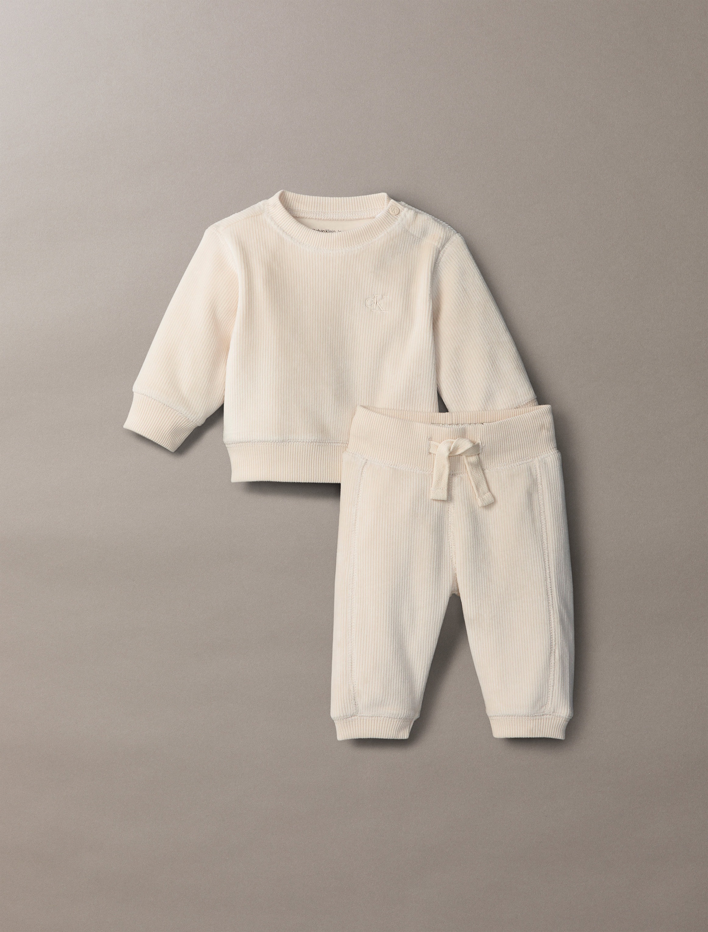 Calvin Klein Jeans Shirt & Hose »RIB VELVET FLEECE SET GIFTPACK«, für Babys bis 2 Jahre, Geschenkset