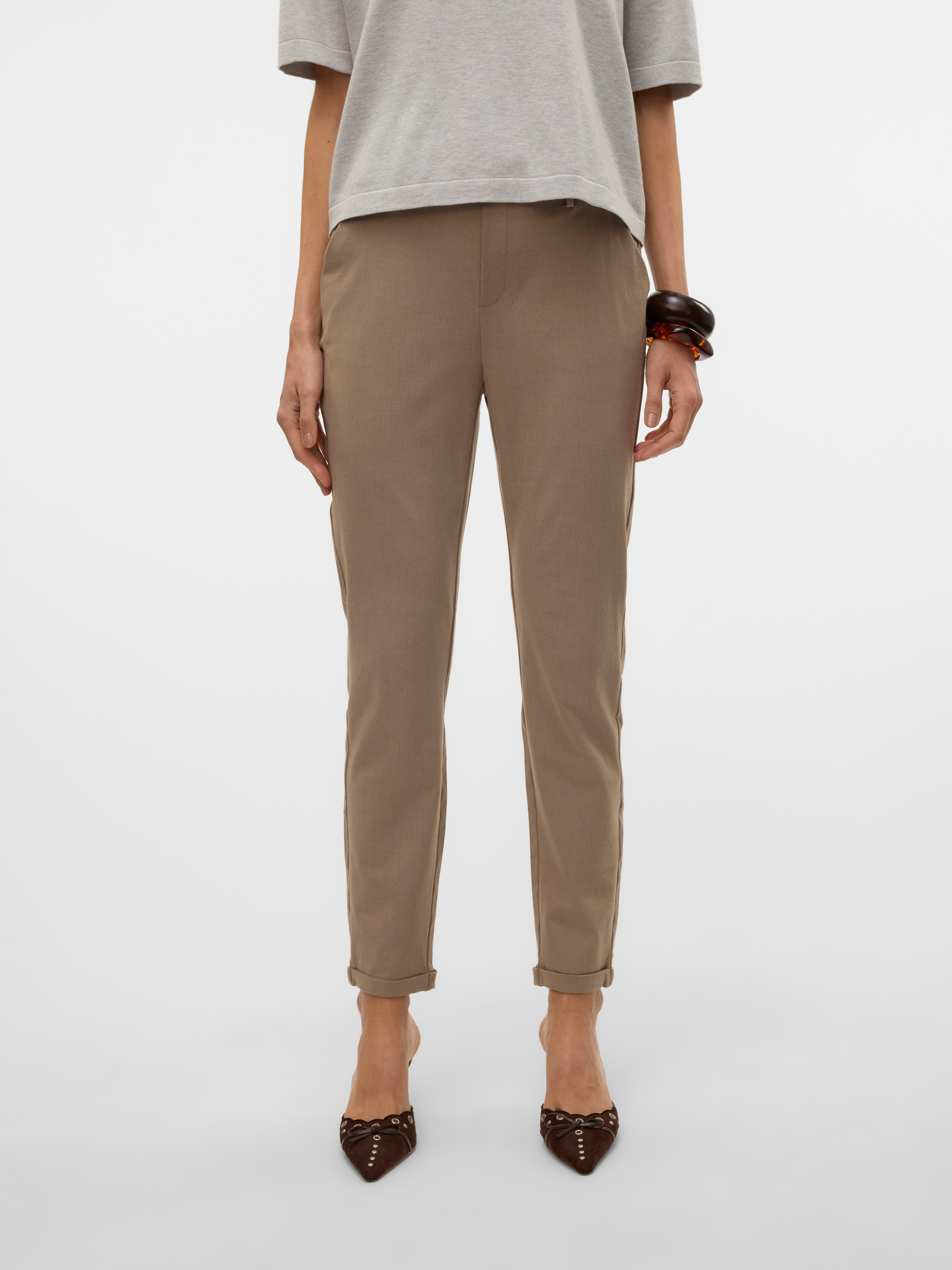 Vero Moda Anzughose "VMMAYA MONE MW LOOSE TAILOR PANT NOOS"