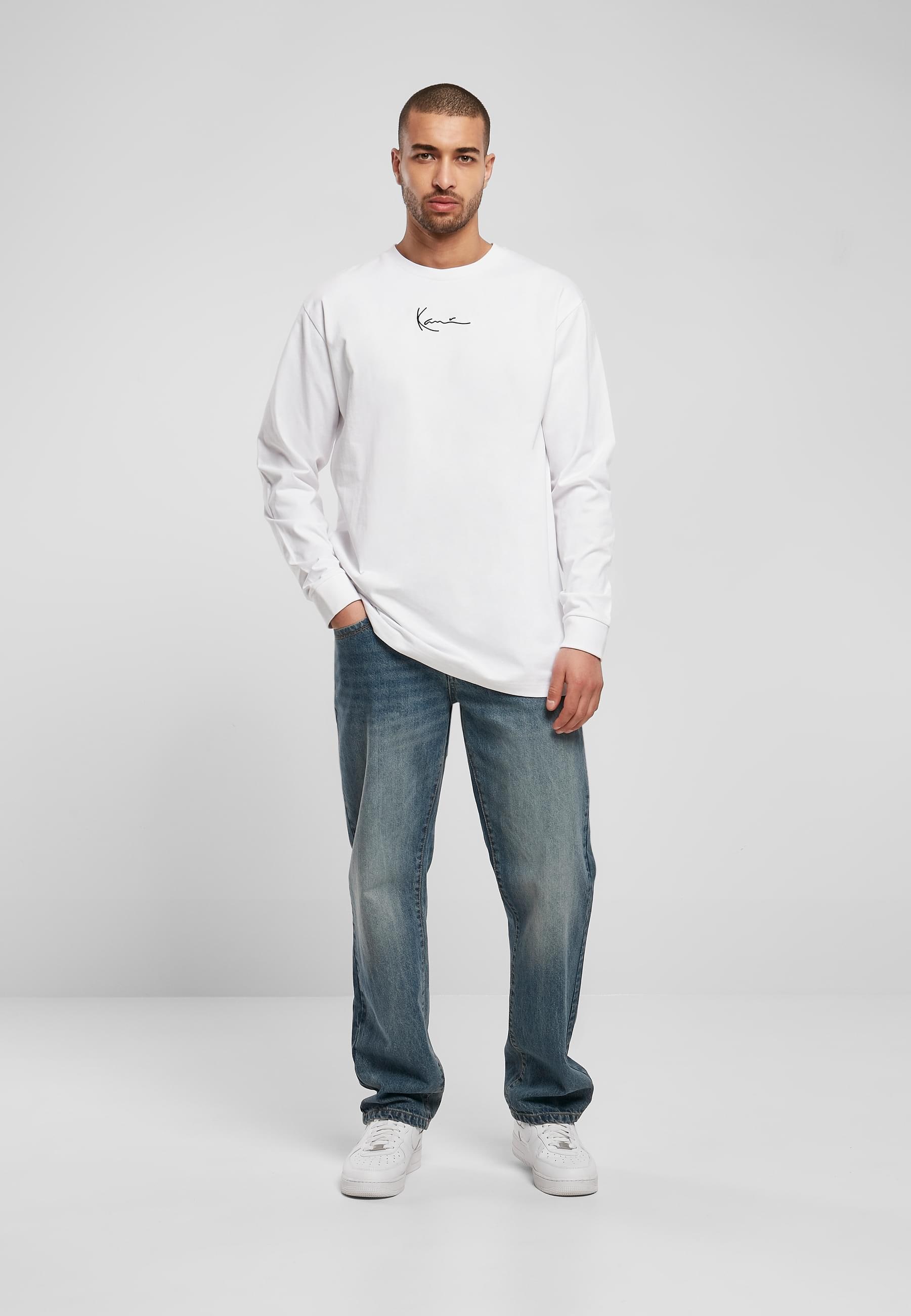 Karl Kani Longsleeve »Karl Kani Herren KKMQ22002WHT Small Signature L/S white«, (1 tlg.)