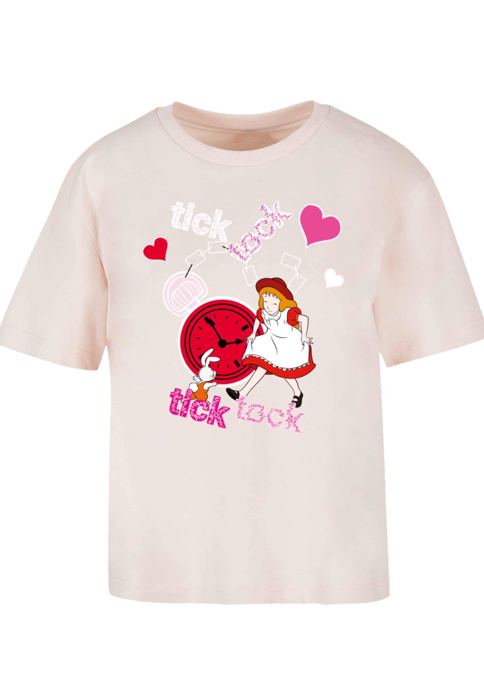 F4NT4STIC T-Shirt "Alice im Wunderland Tick Tock", Retro, Heroes of Childho günstig online kaufen