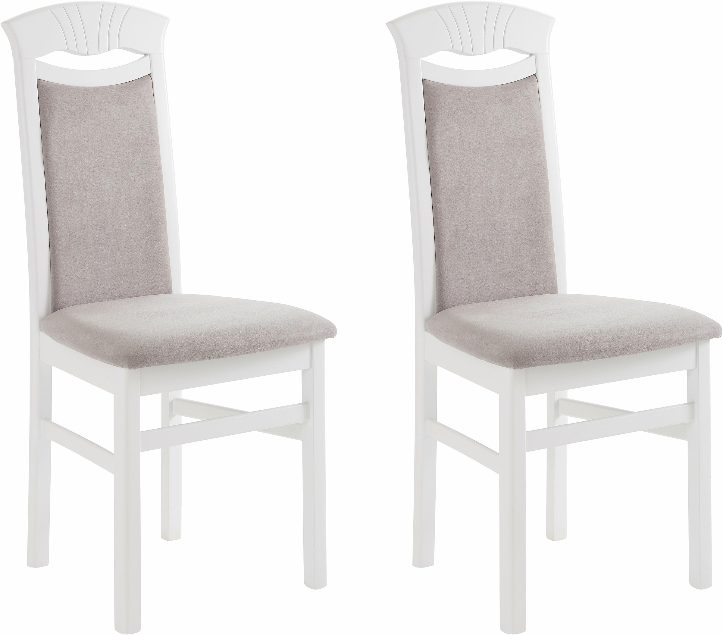 Home affaire Esszimmerstuhl "Franz" (Set) 2 Stk. Microfaser strapazierfähig günstig online kaufen