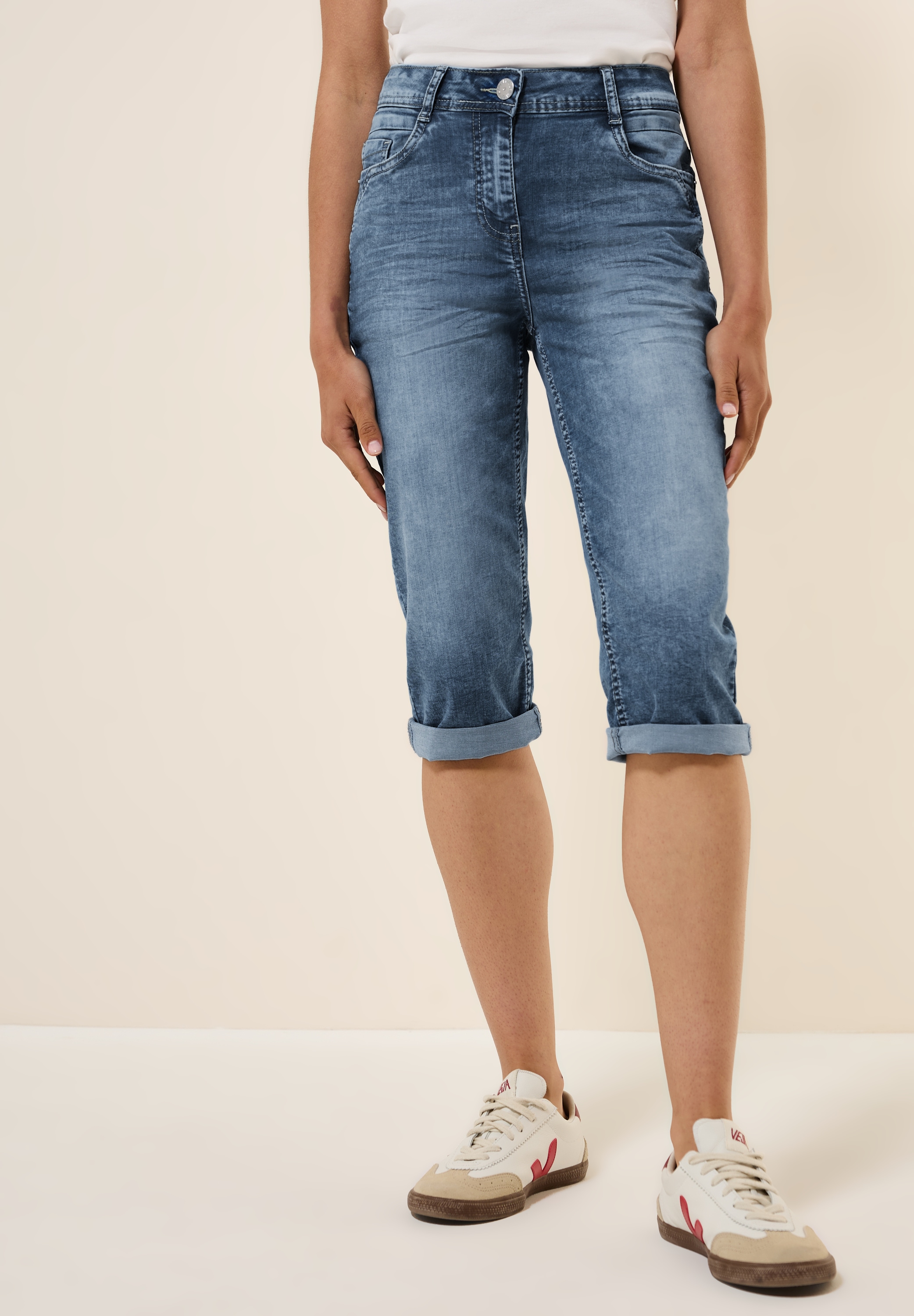 Cecil Slim-fit-Jeans, 5-Pocket-Style