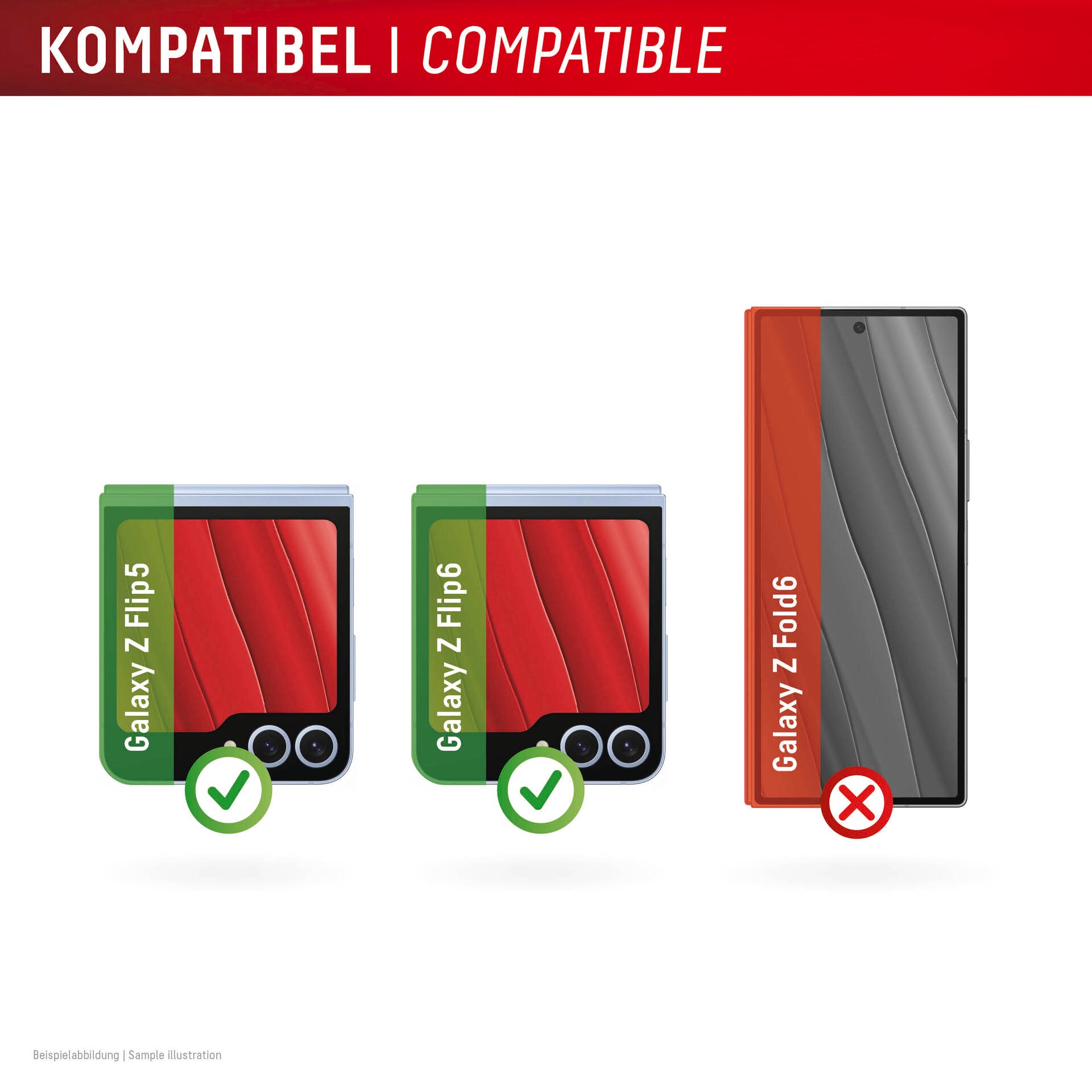 Displex Displayschutzglas »Smart Glass«, Displayschutzfolie, Schutzfolie, Bildschirmschutz, kratz- & stoßfest