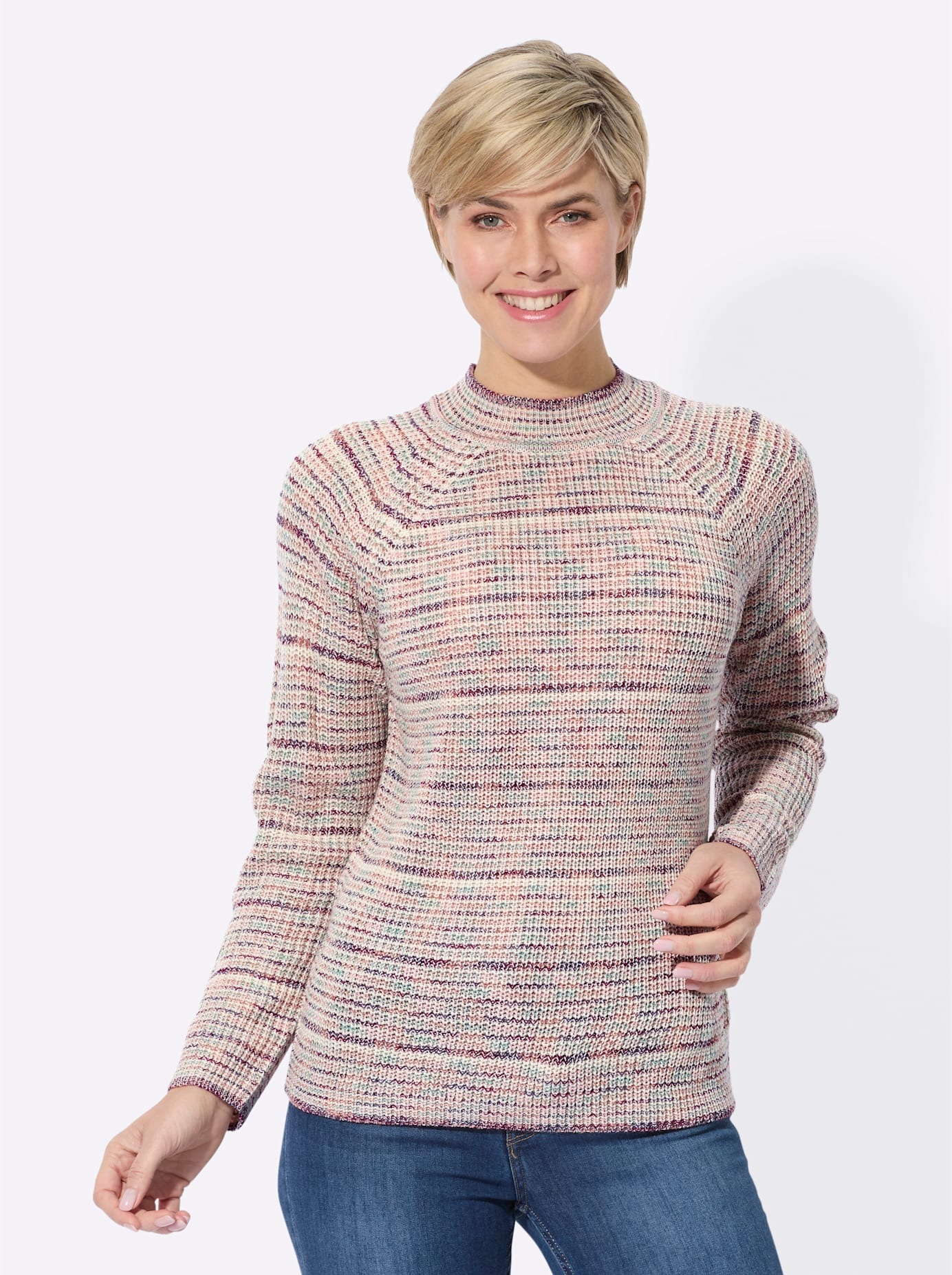 Classic Basics Stehkragenpullover "Pullover" günstig online kaufen