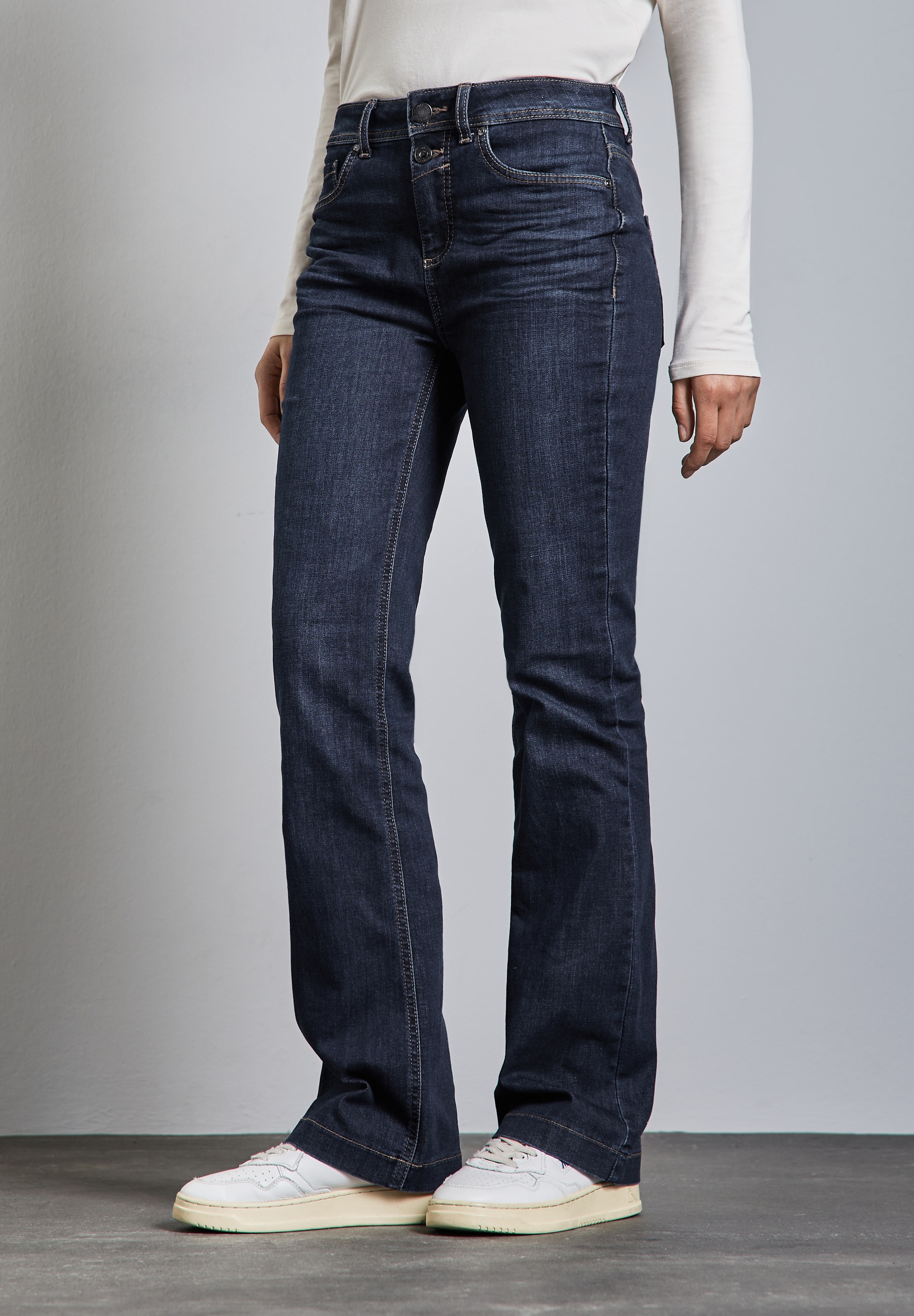 STREET ONE Bootcut-Jeans, 5-Pocket-Style