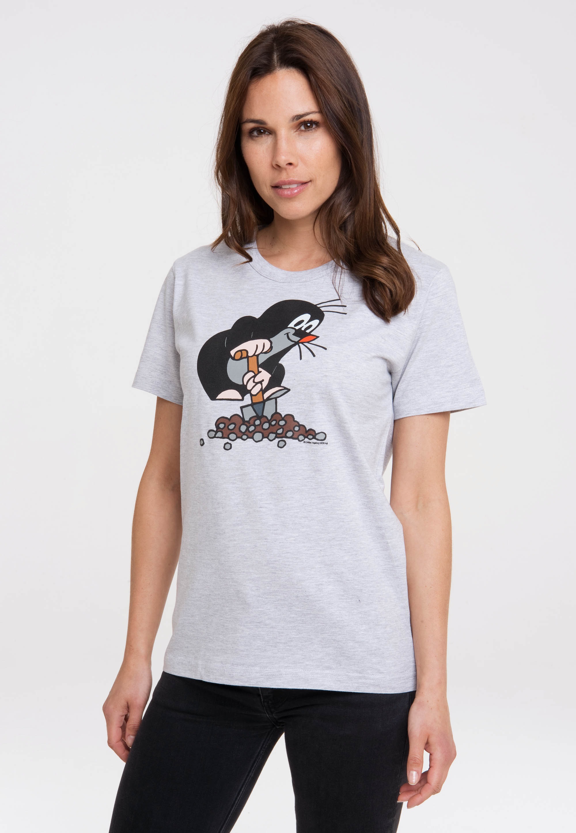 LOGOSHIRT T-Shirt »Der kleine Maulwurf«, mit lizenziertem Print