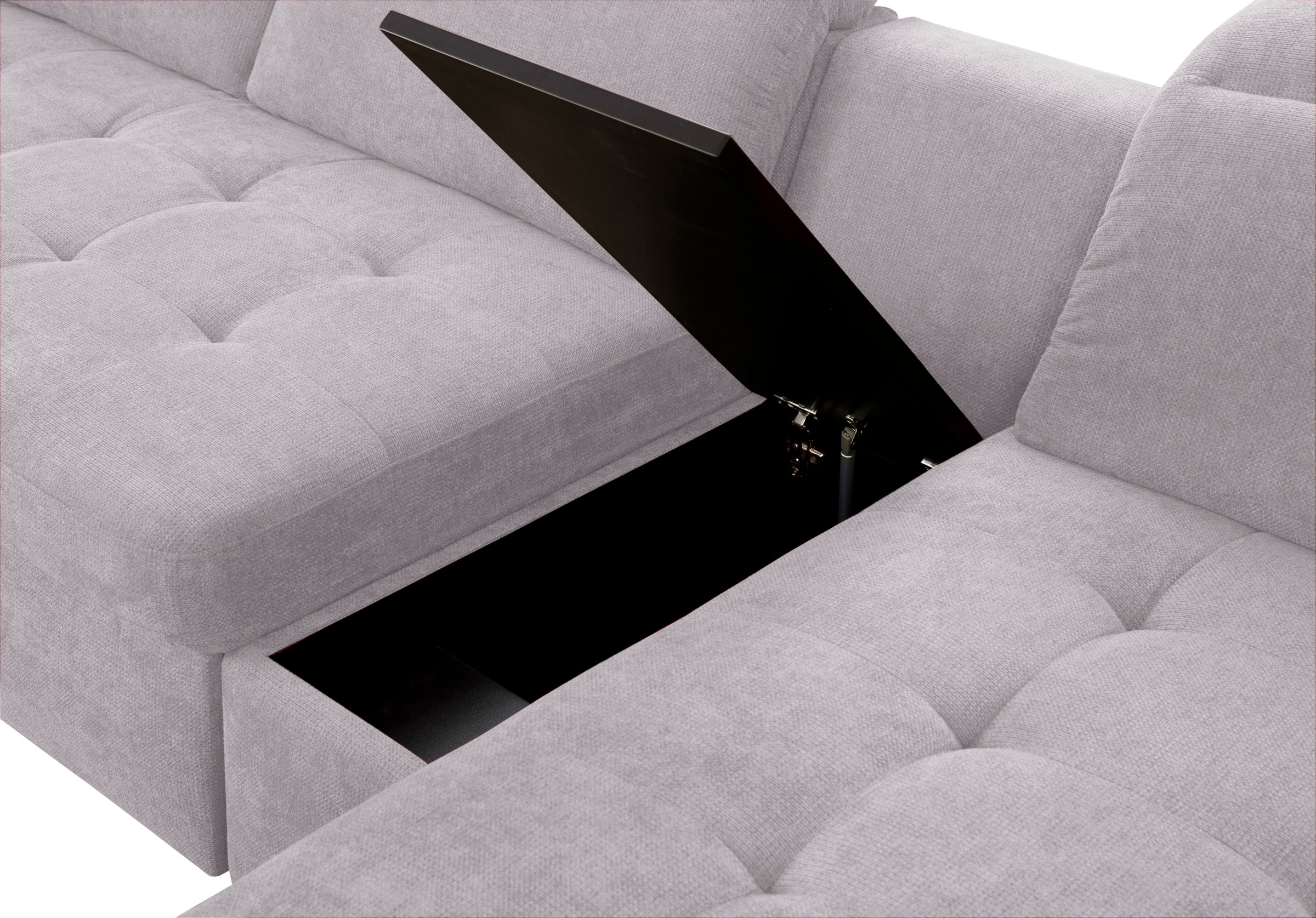 sit&more Wohnlandschaft »Stardust U-Form«, inklusive Kopfteilverstellung, Armlehnenfunktion und Tischelement