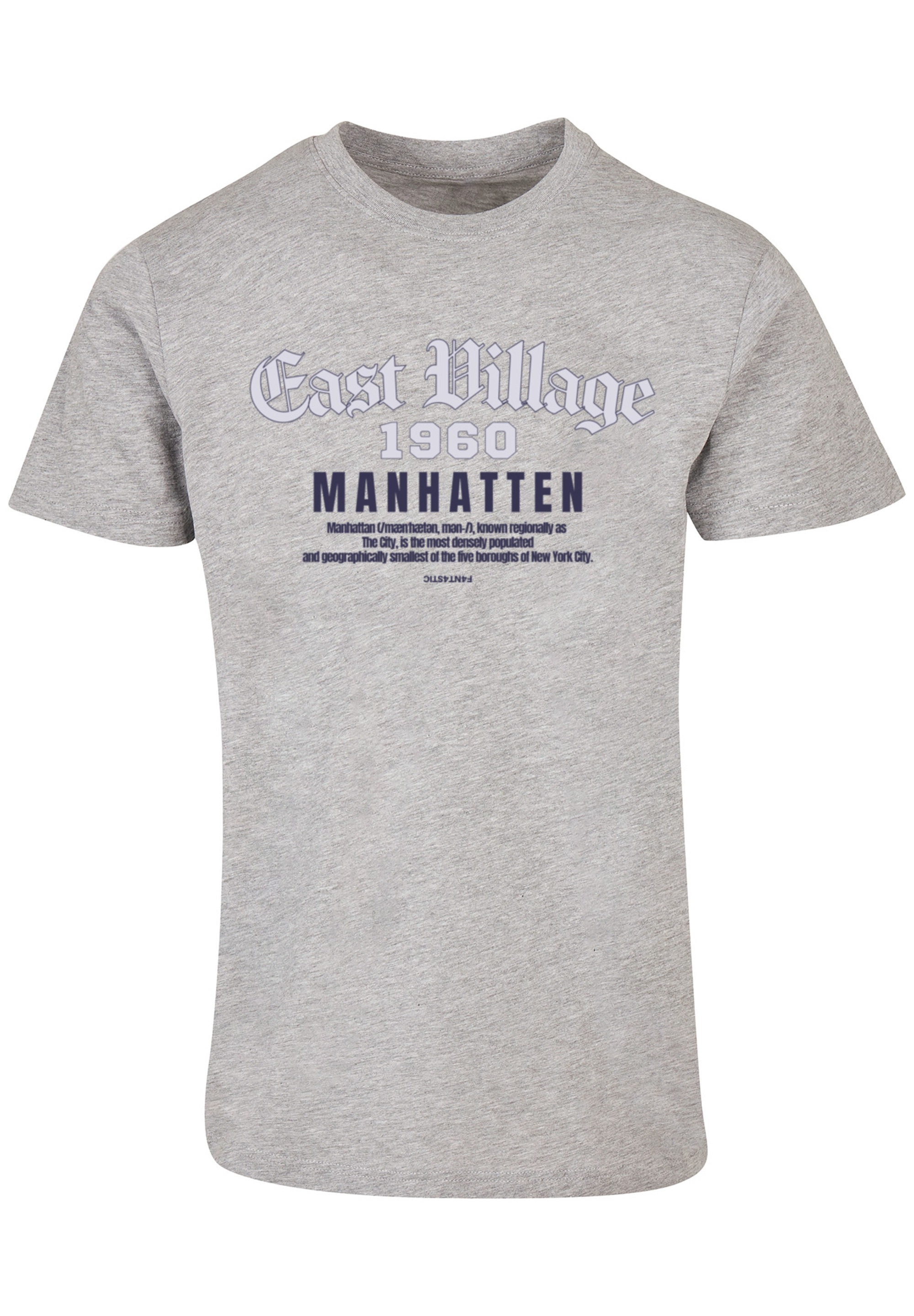 F4NT4STIC T-Shirt »East Village Manhatten TEE UNISEX«, Print