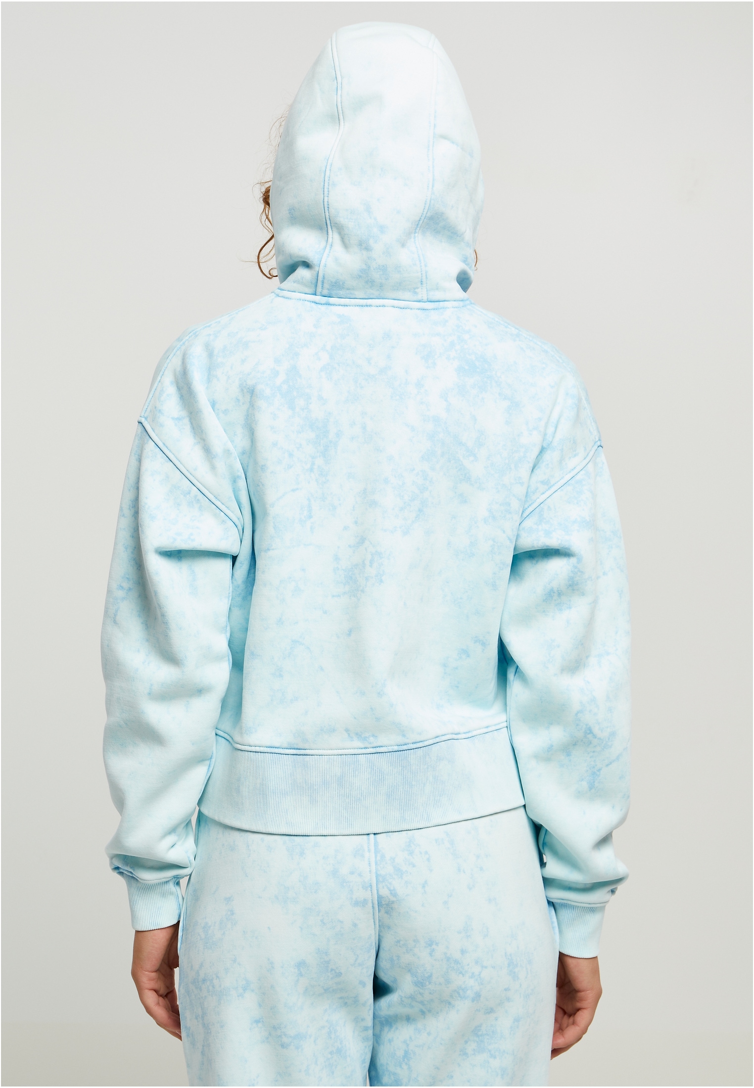 Zip CLASSICS Sweatjacke Hoody«, Washed Ladies Short online URBAN Oversized tlg.) kaufen BAUR »Damen Towel | (1