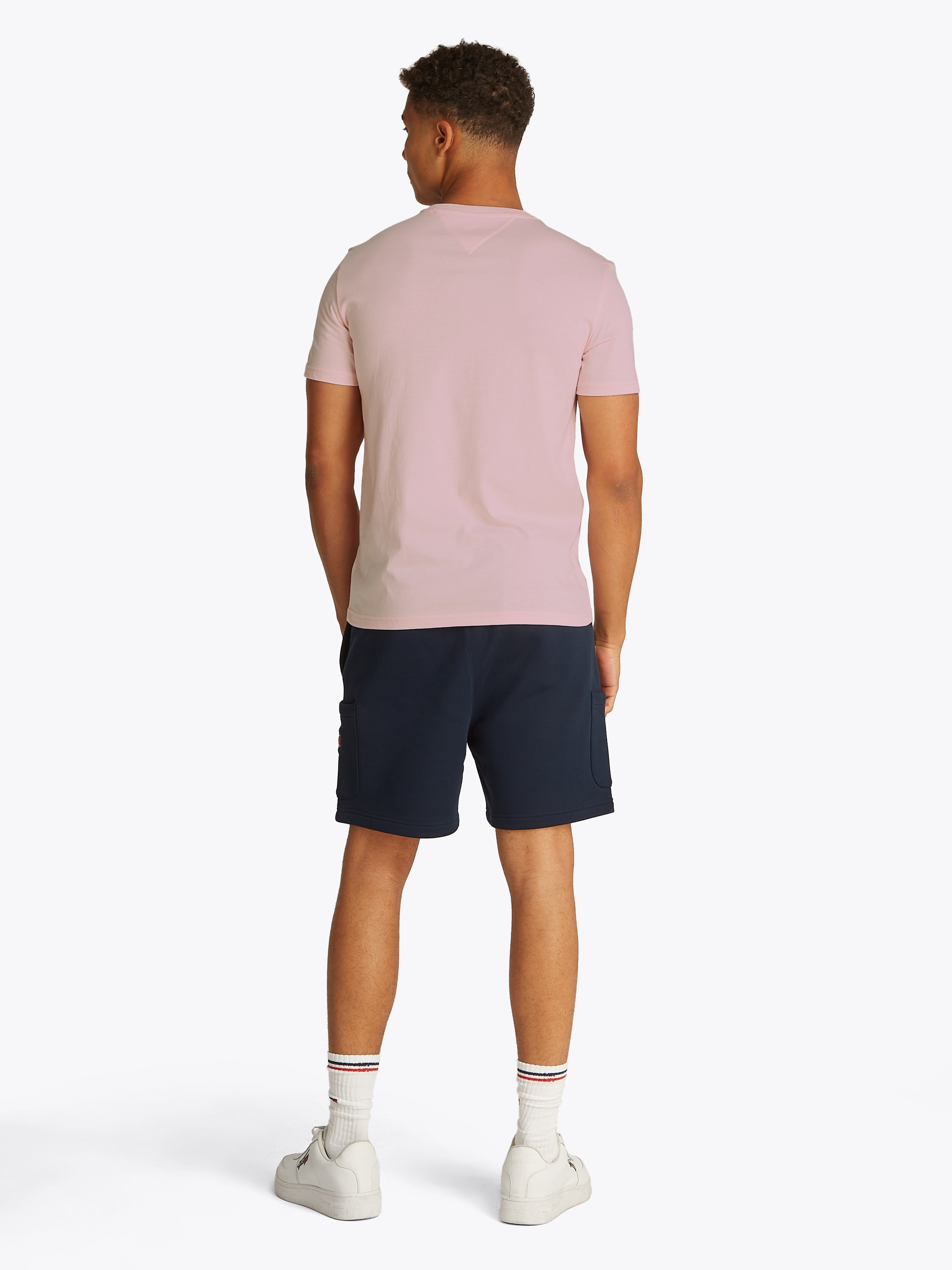 Tommy Jeans T-Shirt »TJM XSLIM JASPE HTR TEE EXT«, Mit Rundhalsausschnitt