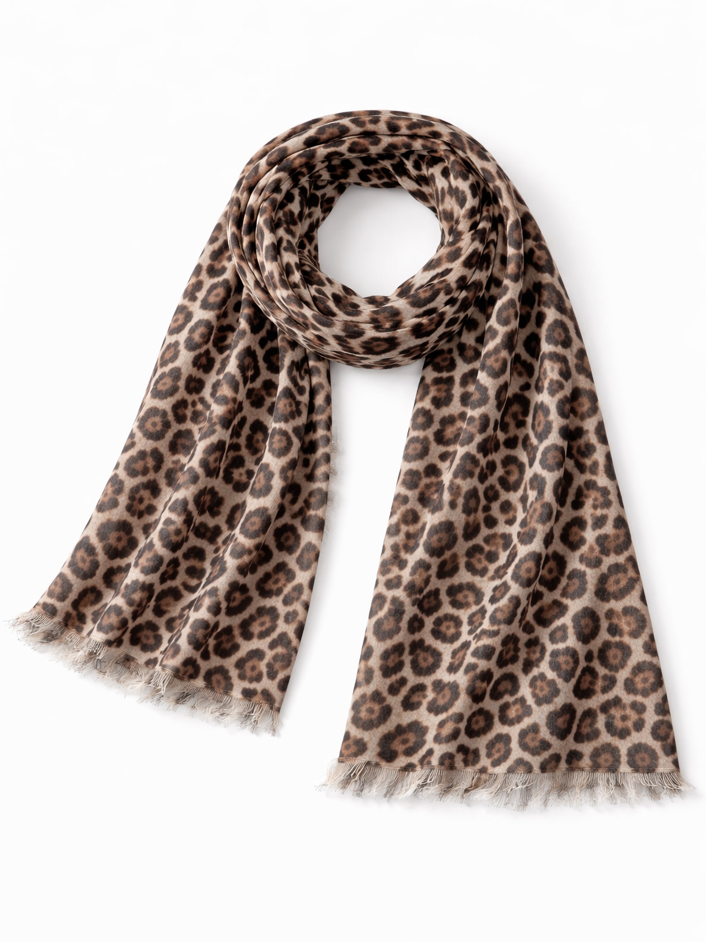 COLLEZIONE ALESSANDRO "Leo Print" 1 Stk. Made in Italy, super-weiches Viskose