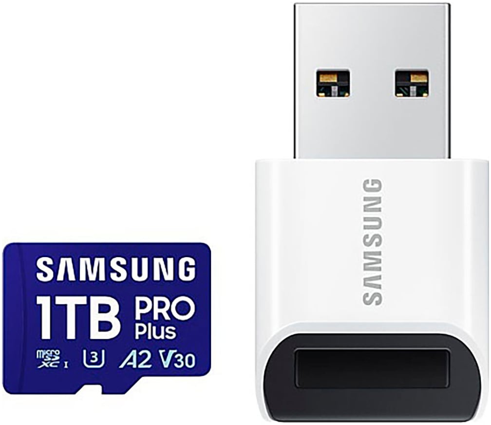 Speicherkarte »Pro Plus 1TB + USB-Kartenleser«, (UHS Class 3 180 MB/s...