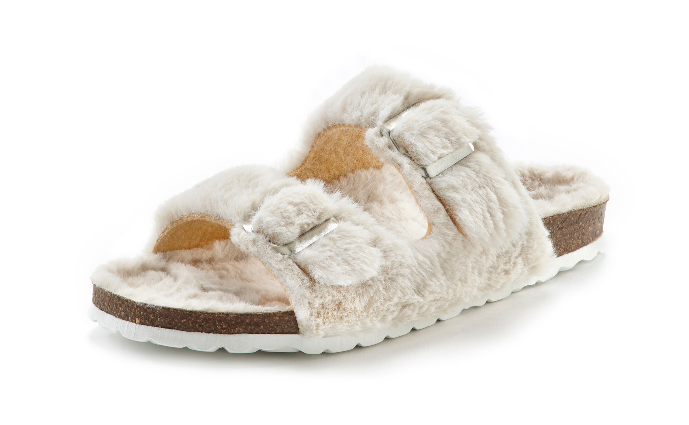Vivance Hausschuh "Pantolette, Pantoffel,", mit kuscheligem, warmen Fellimi günstig online kaufen