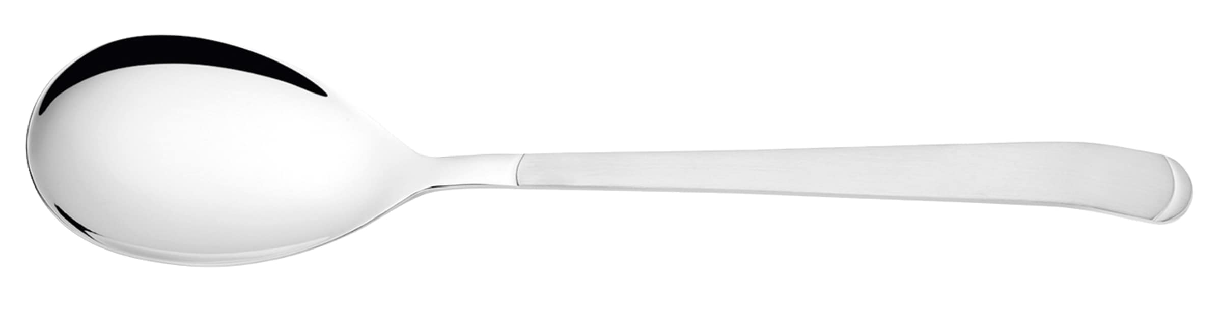 Michelangelo Gießlöffel "GASTRONOM, 32 cm, Edelstahl rostfrei 18/10" mit tiefem Kopf für tropffreies Portionieren von Suppen und Saucen
