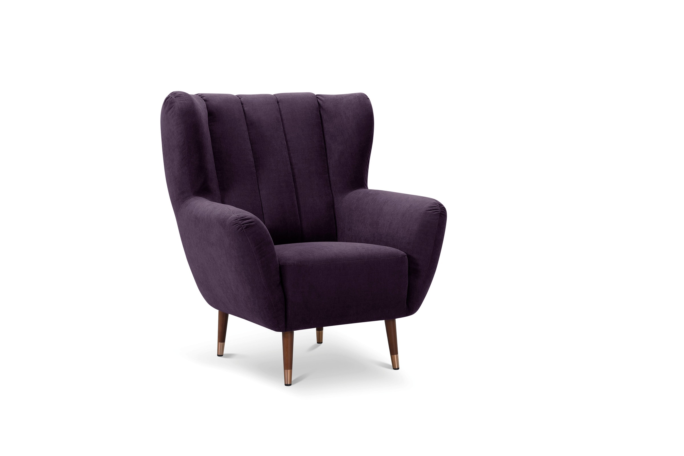 exxpo - sofa fashion Sessel »Polly, Ohrensessel, Loungesessel«, bequem mit hoher Rückenlehne, hohe Füße, hochwertige Bezüge