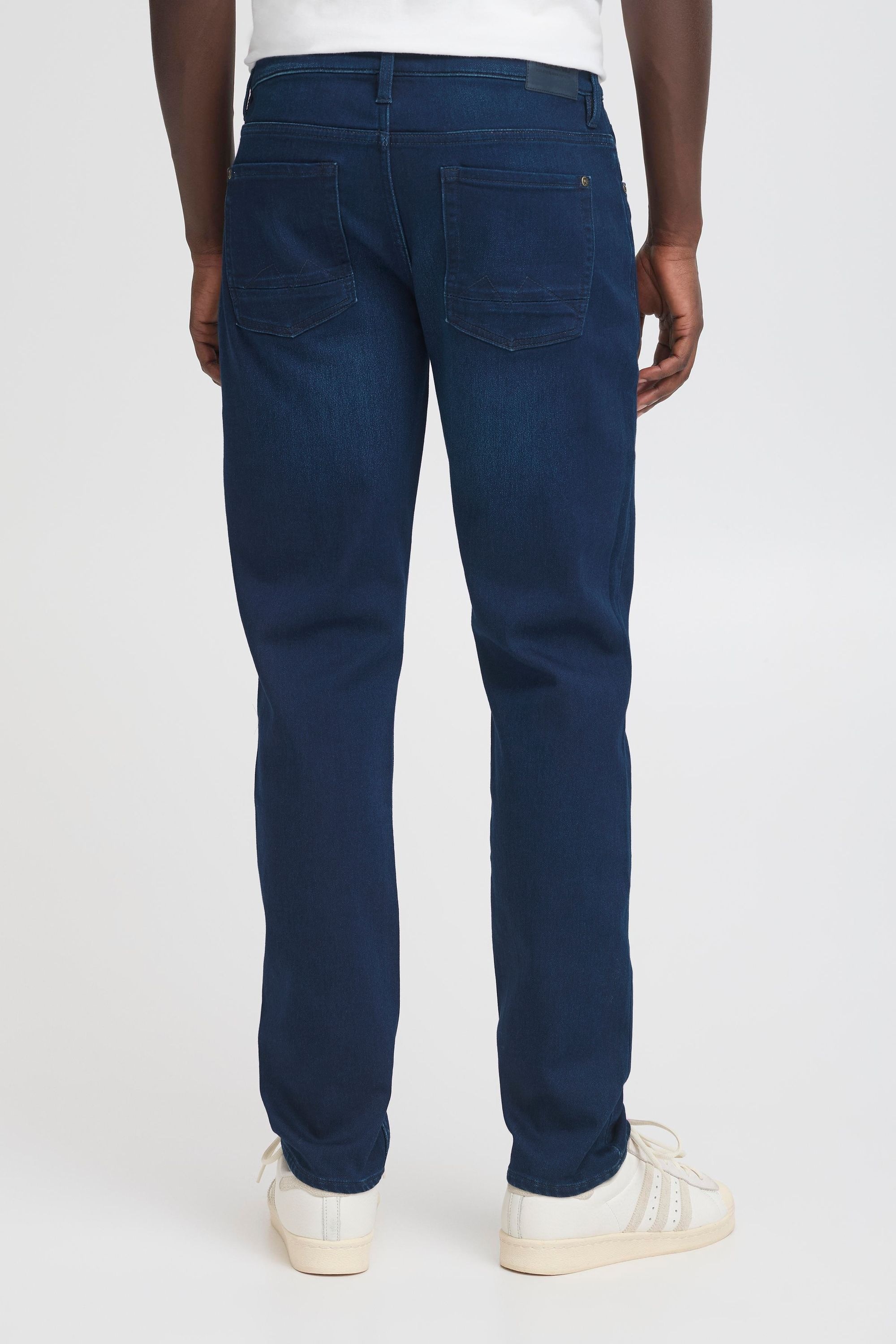 Relaxhose BLEND "BHTwister", Herren, Gr. 32, Länge 30, denim dunkelblau, Denim/Jeans, 82% Baumwolle, 16% Polyester, 2% Elasthan, unifarben, Basic, regular fit lang, Hosen Relaxhose, Klassische Slim-fit-Jeans 6