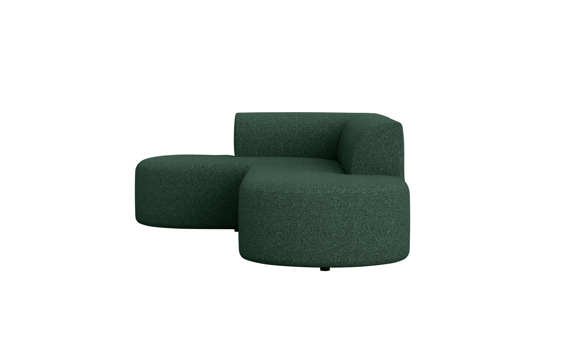 andas Ecksofa »Ecksofa Tvinne mit Ottomane links oder rechts bestellbar«, L-Form, mit Wellenunterfederung, BxTxH 260x170x73 cm
