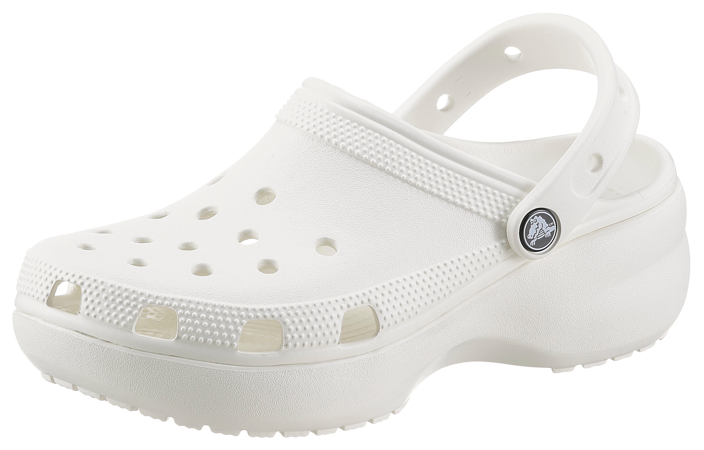 Crocs Clog "Classic Platform Clog W", Sommerschuh, Schlappen, Hausschuh, tr günstig online kaufen