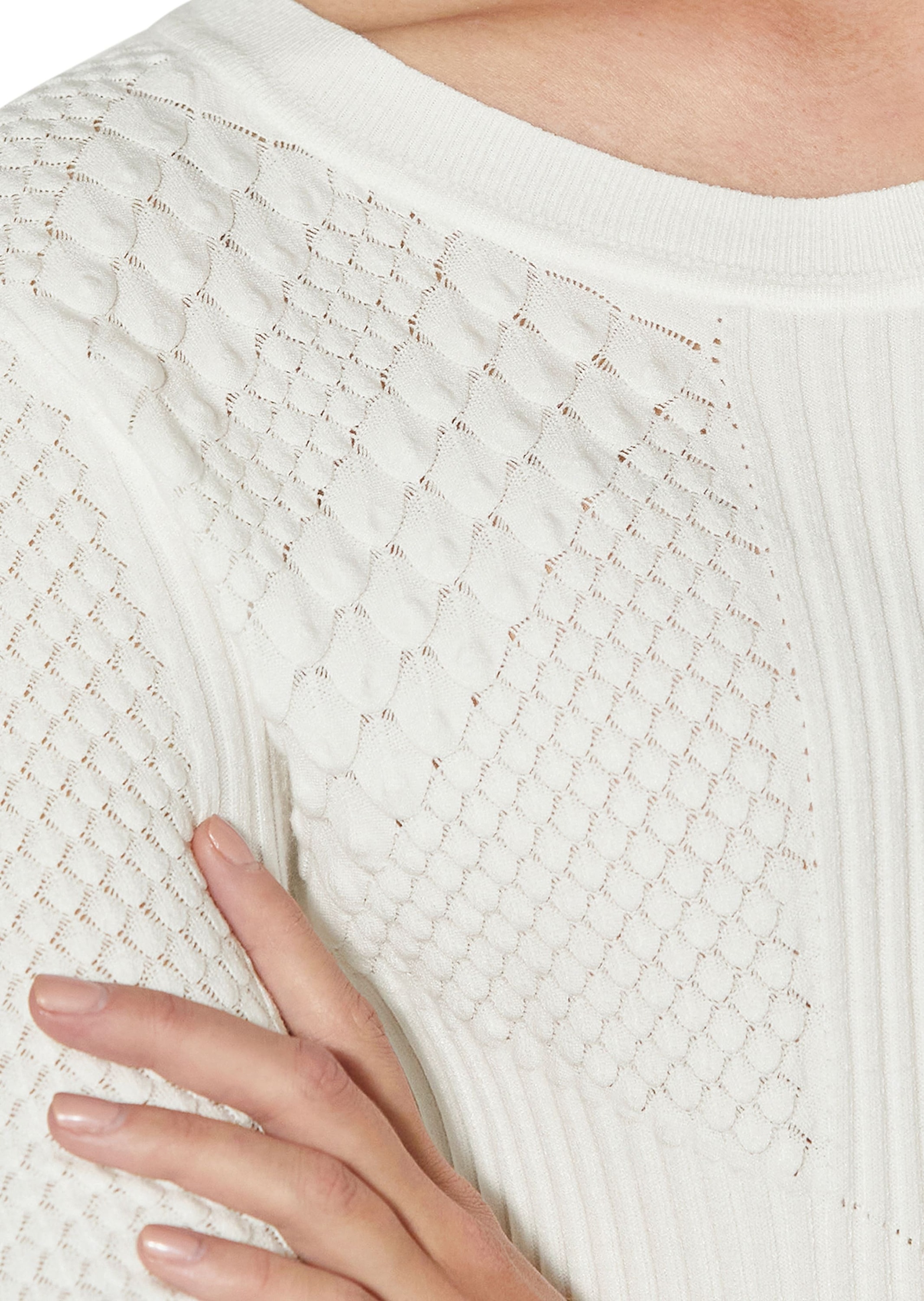 MADELEINE Longpullover »Pullover Rippstrickpullover«