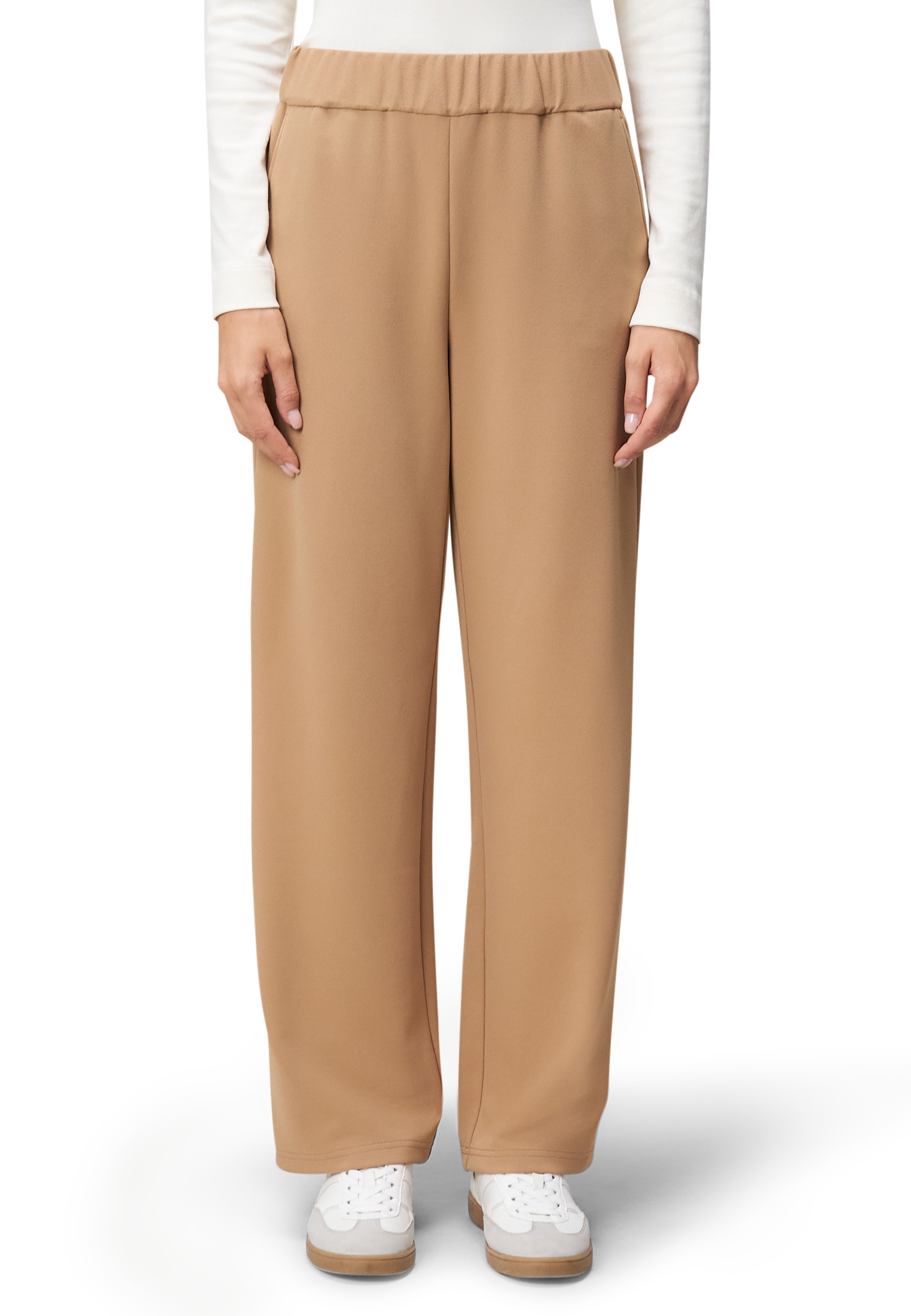 Zero Stoffhose "zero Damen Stoffhose mit elastischem Bund 30 Inch", Plain/o günstig online kaufen