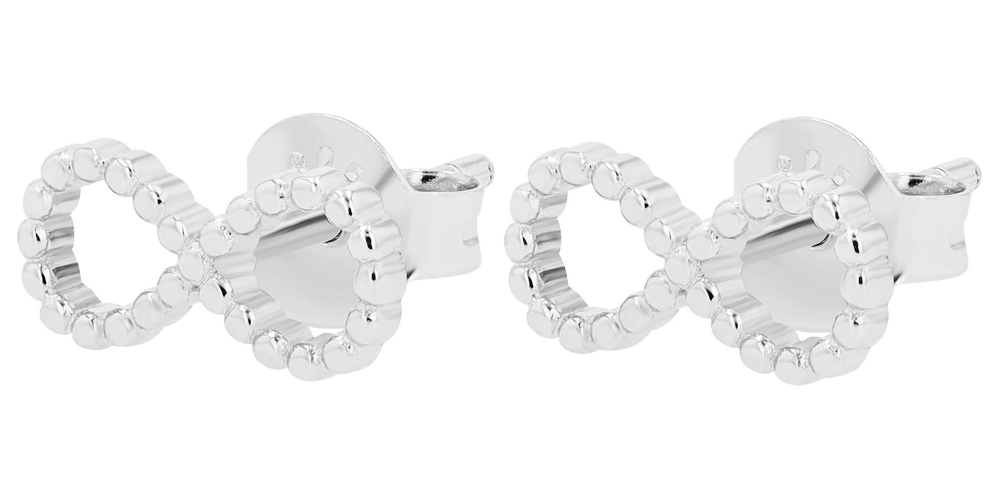 Adelia's Infinity Women Earrings Silver 2