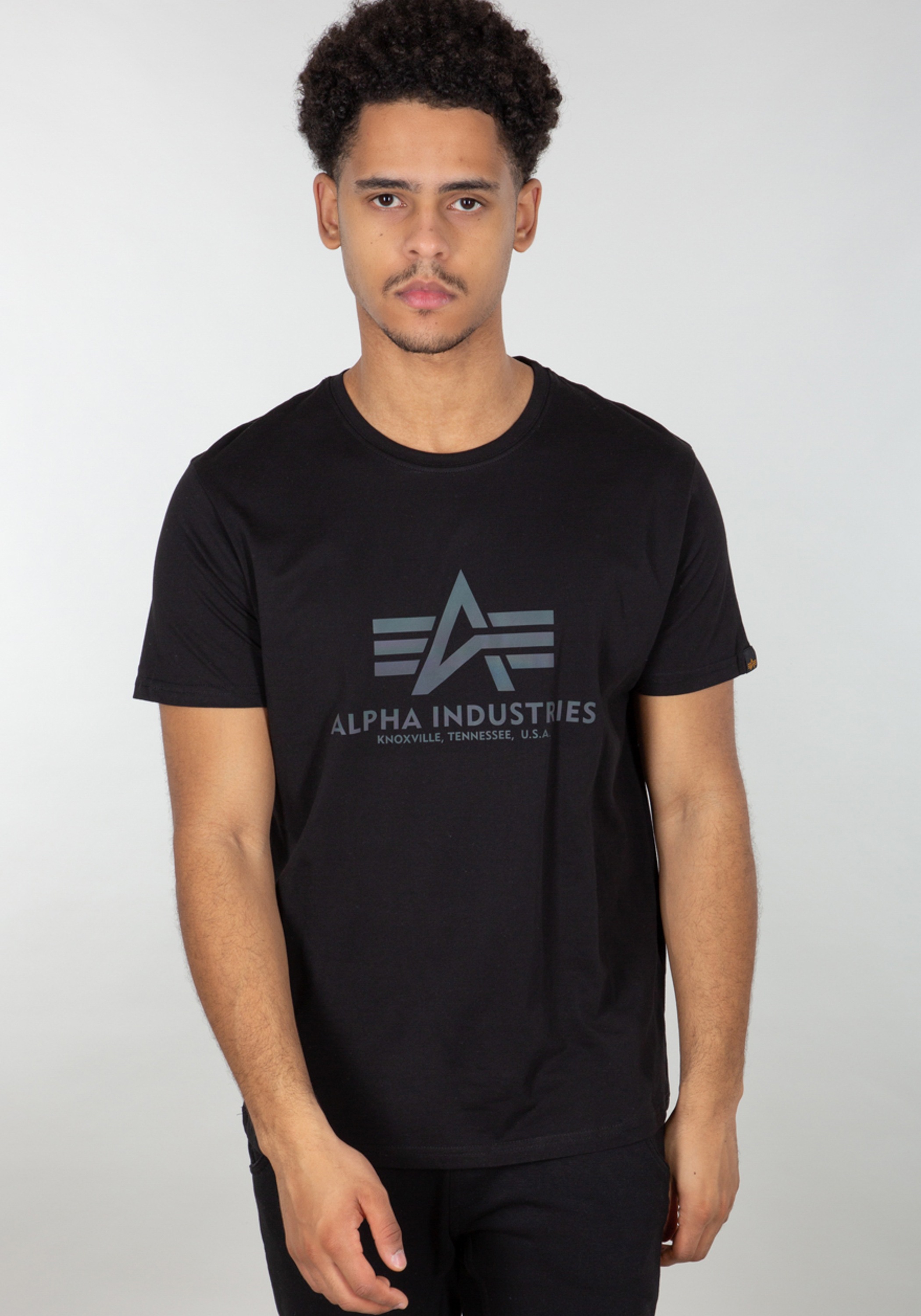 Thumbnail - Alpha Industries T-Shirt "Alpha Industries Men - T-Shirts Basic T-Shirt BL Rainbow Ref."