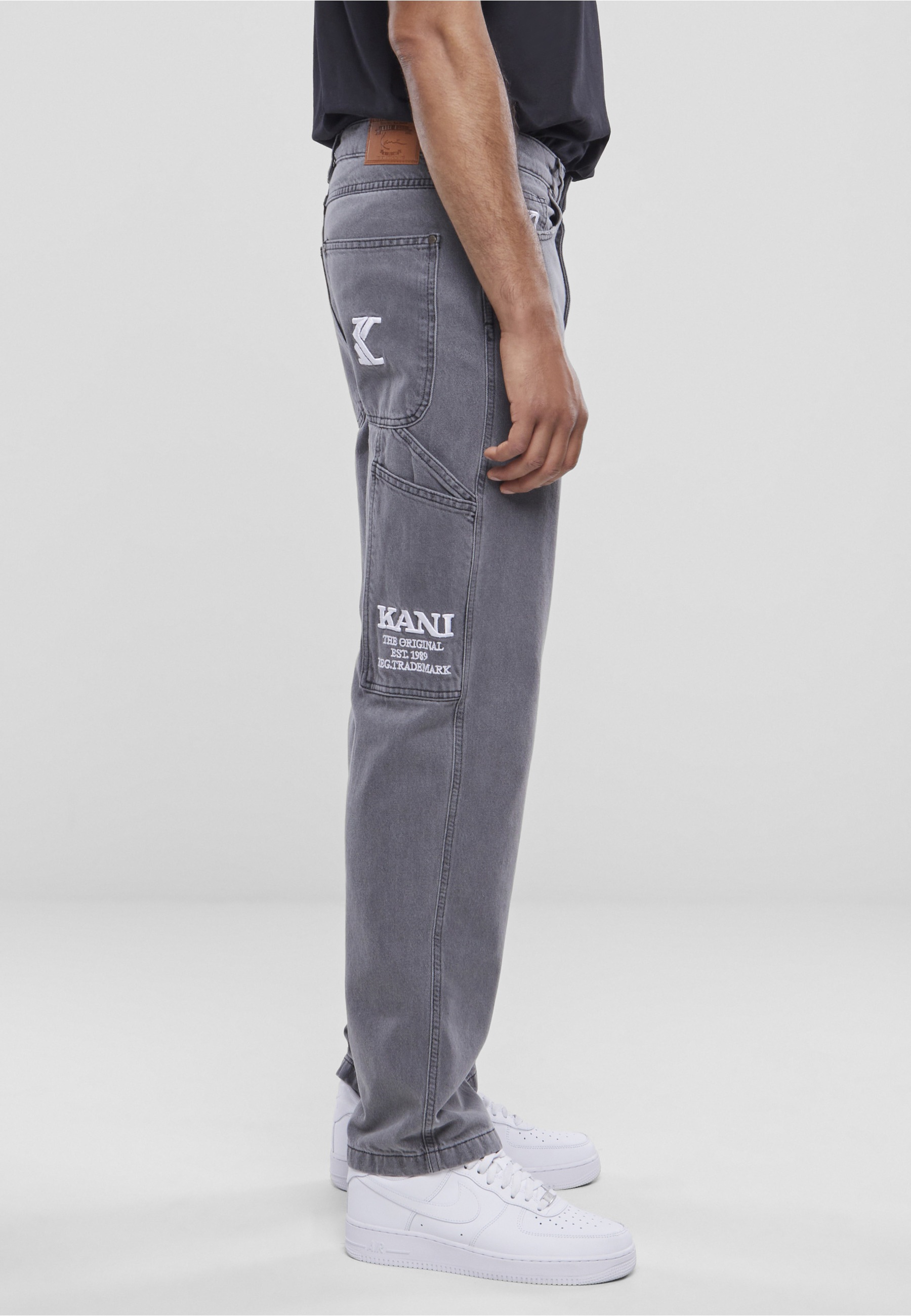 Karl Kani Bequeme Jeans »Karl Kani Herren KMI-PL063-010-06 KK Retro Baggy Workwear Denim«