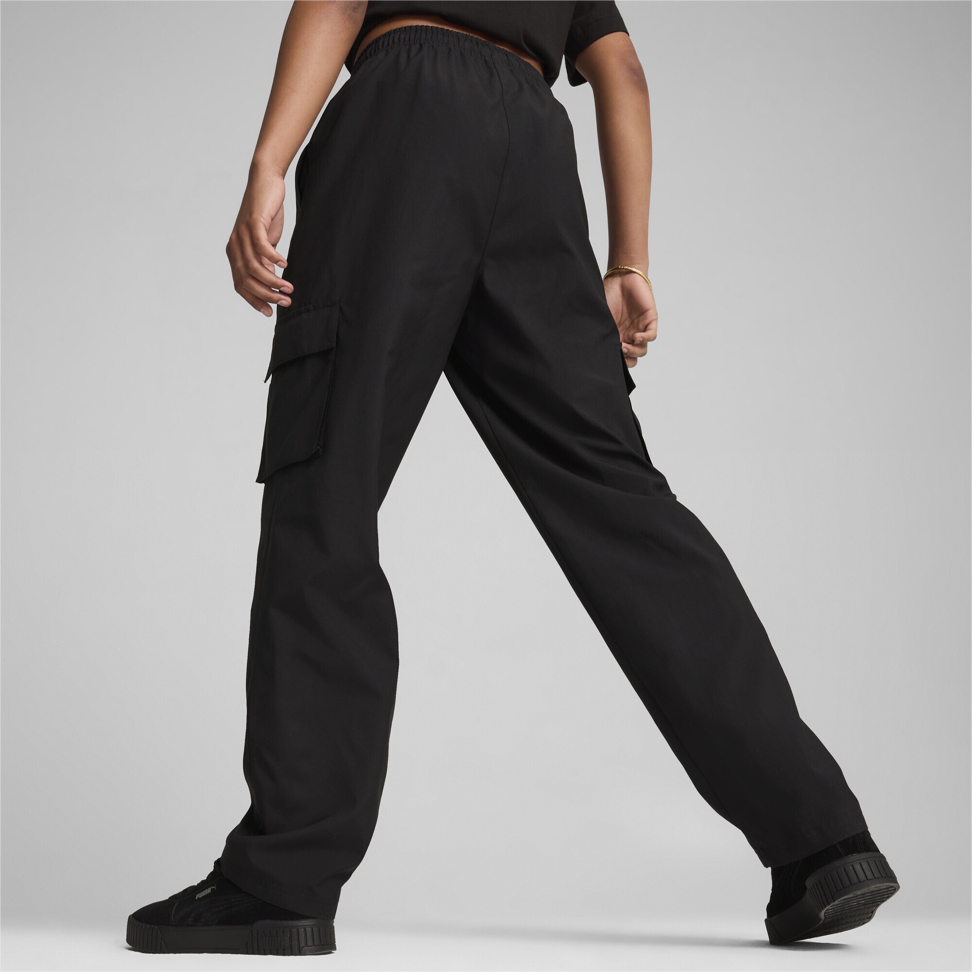 PUMA Sporthose »PUMA POWER Gewebte Cargohose Damen«